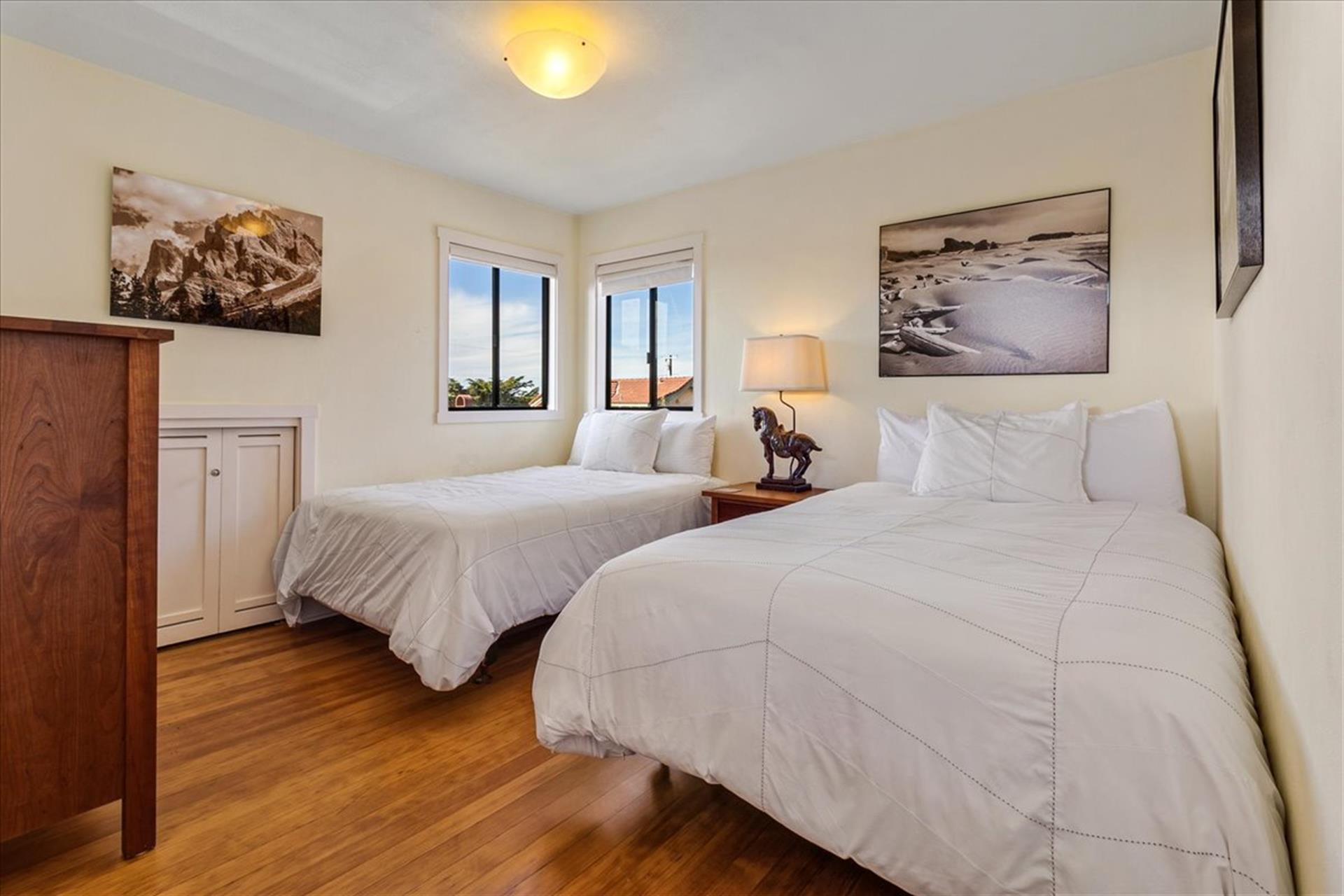 Bedroom 3 has Two FullDouble Beds