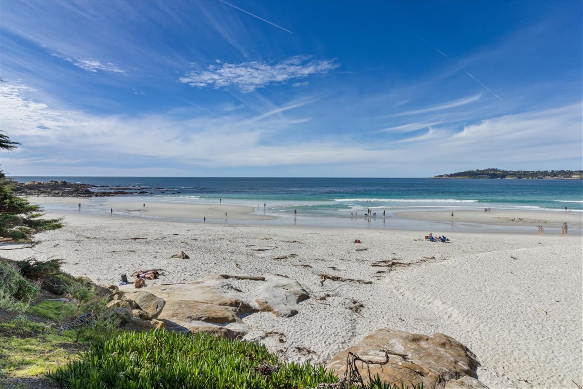 Walk to Beautiful Carmel Beach