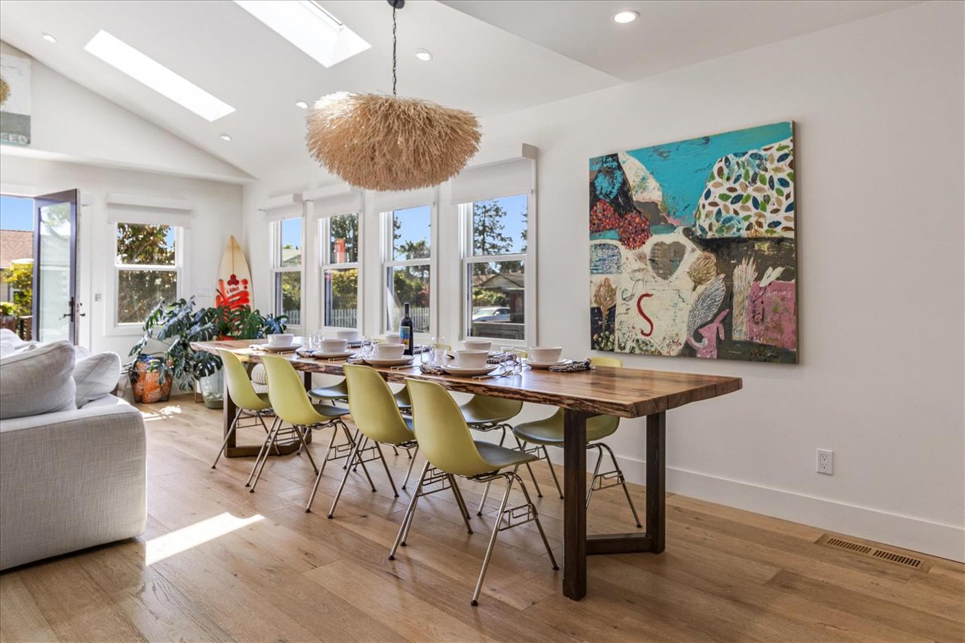 Dining Area Next to the Kitchen Seats Eight