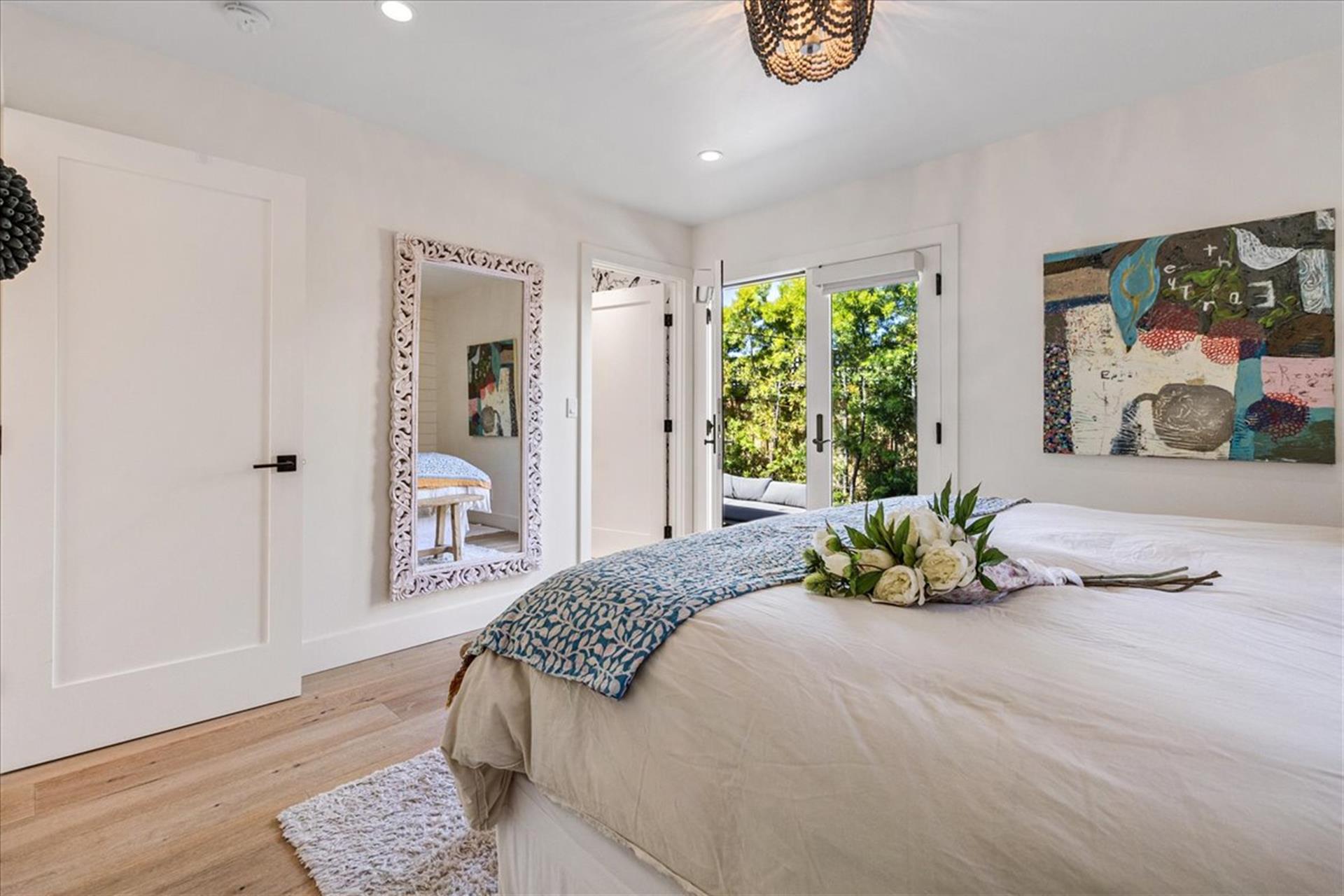 Bedroom 1  Main Floor, King Bed and EnSuite Bath