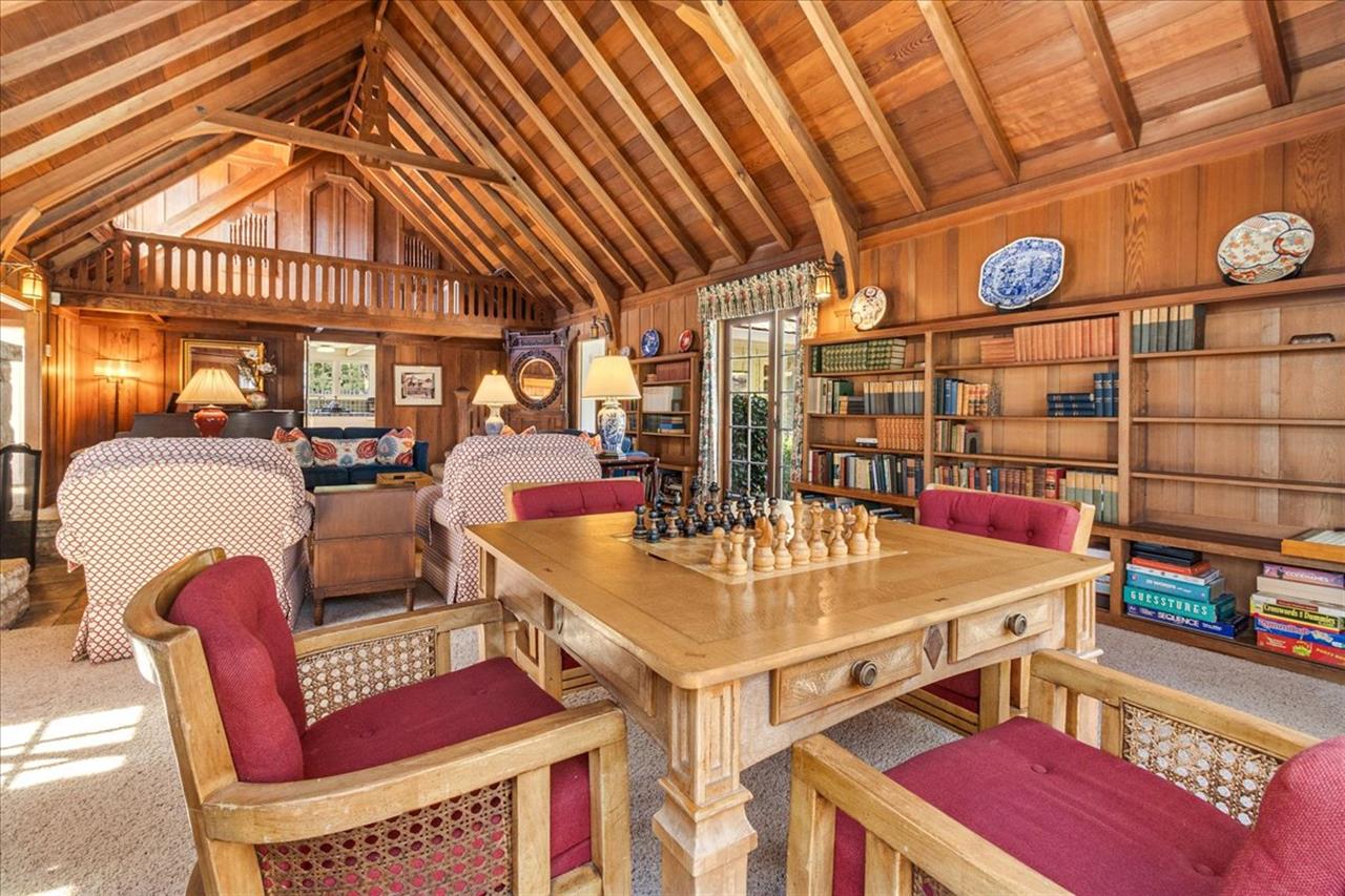 Game Table in Living Room