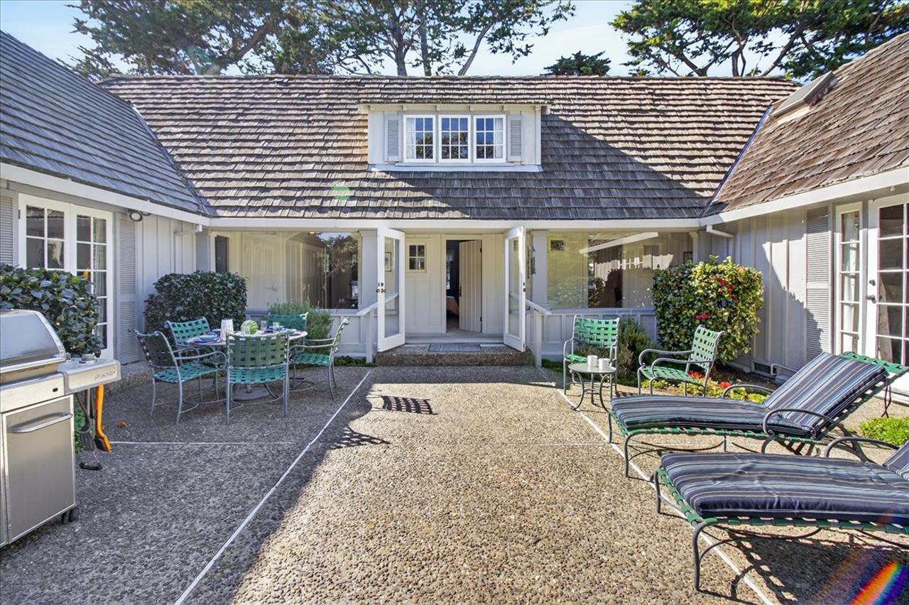 Patio with Seating and BBQ Grill