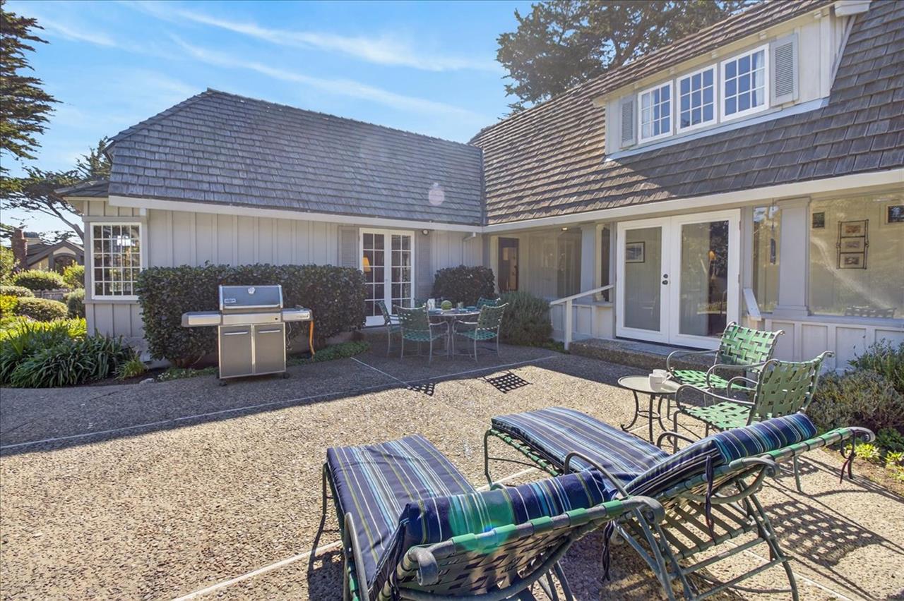 Patio with Seating and BBQ Grill