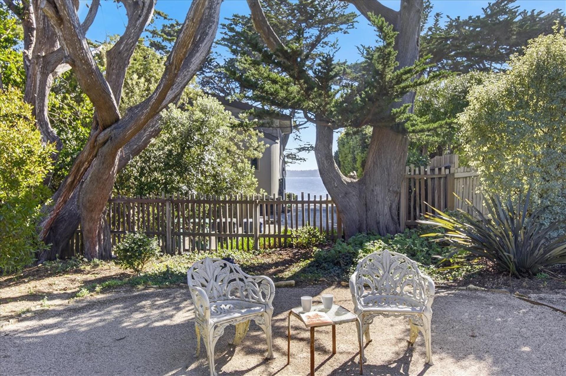 View of Carmel River Beach from Back Yard