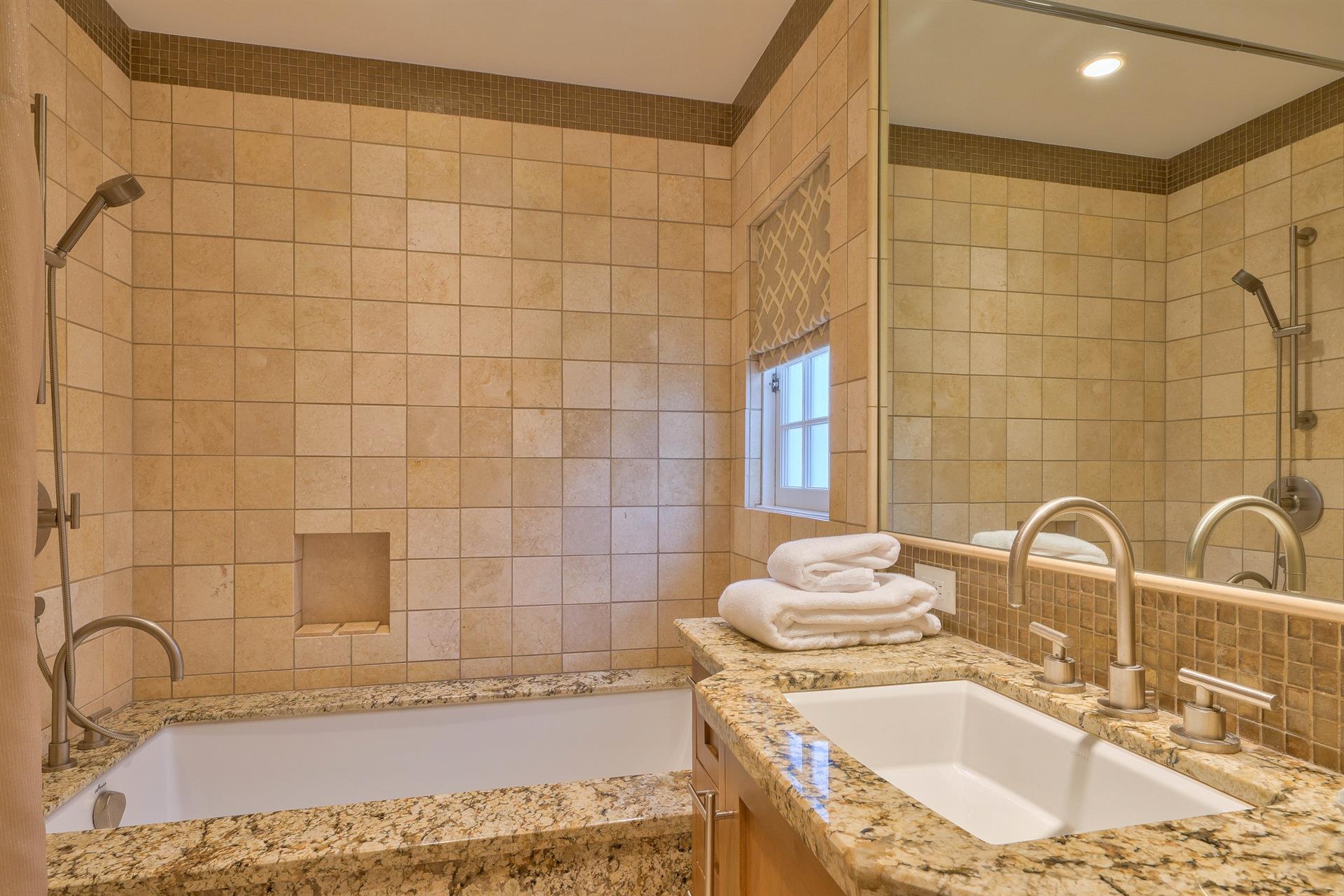 EnSuite Bath with ShowerTub Combo for Bedroom 1