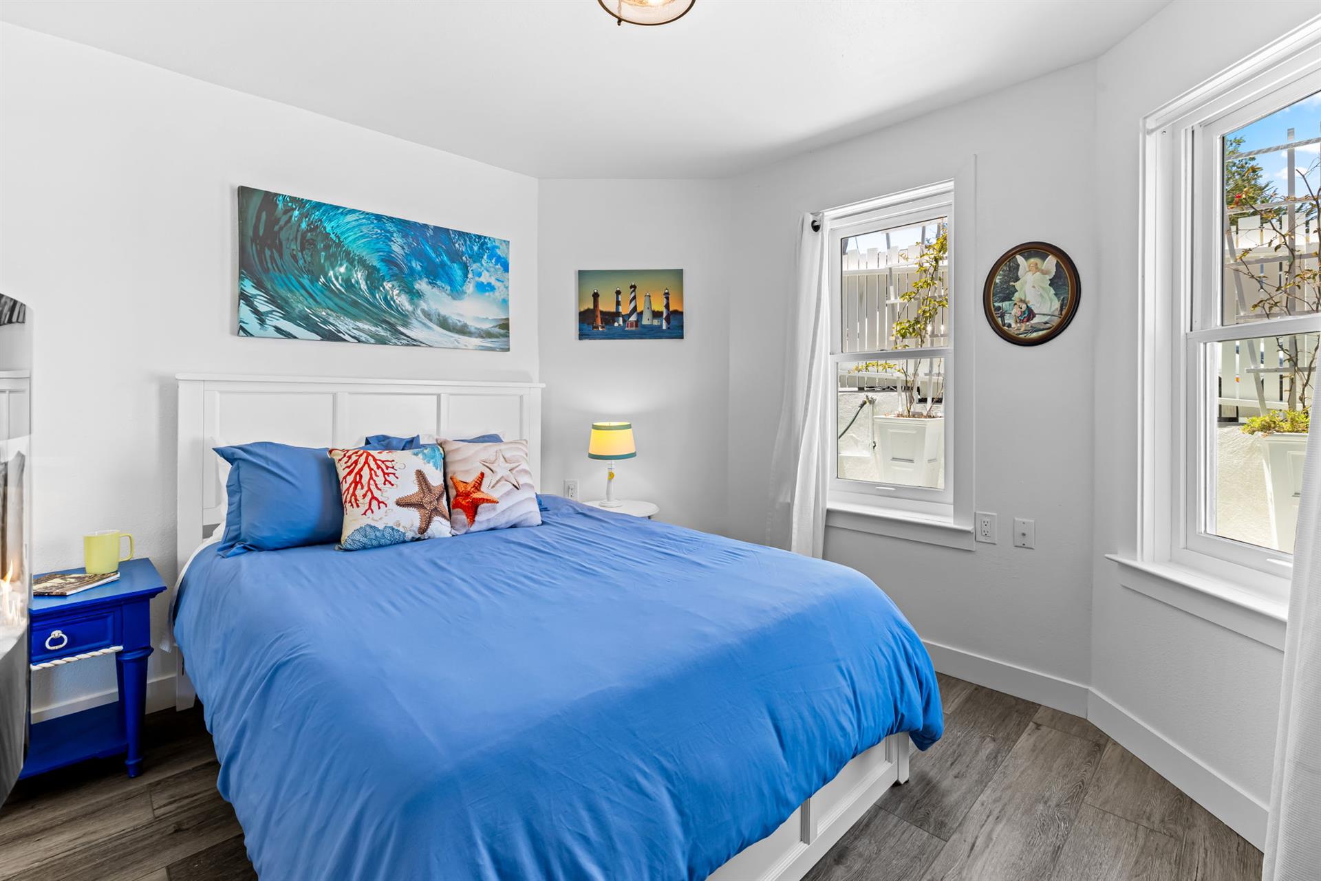 Bedroom 2  Has a Queen Bed and TV