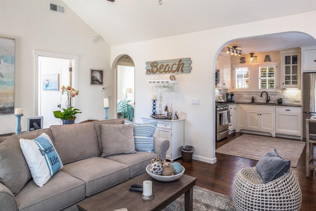 Living Room Looking into the Kitchen