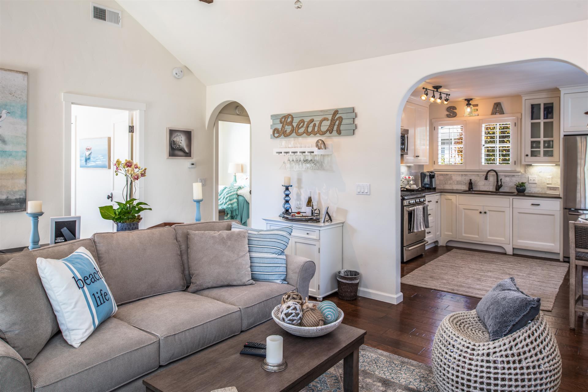 Living Room Looking into the Kitchen