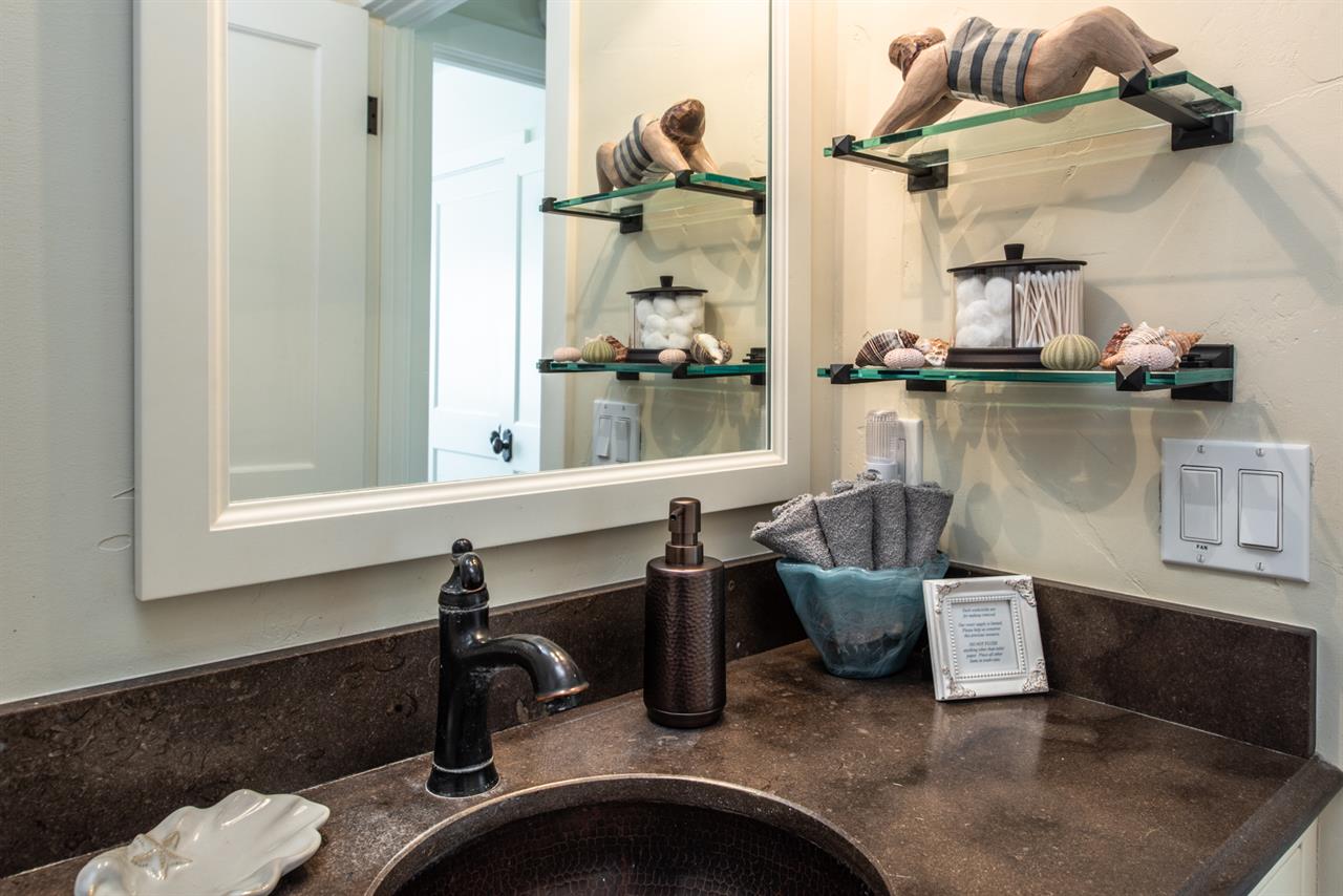 HallwayAccessed Bathroom with Shower Over Tub