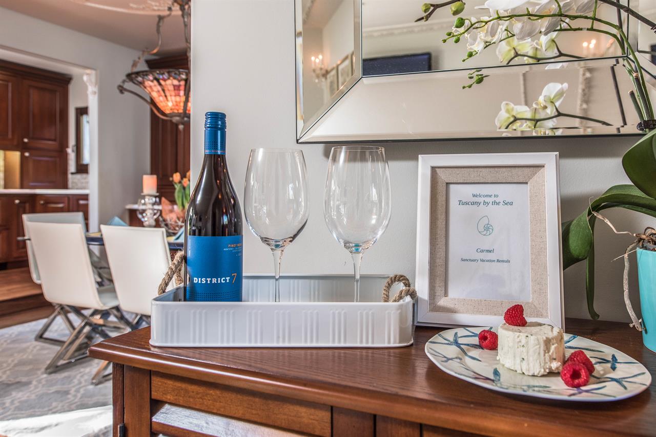 Wine and Cheese to Welcome You