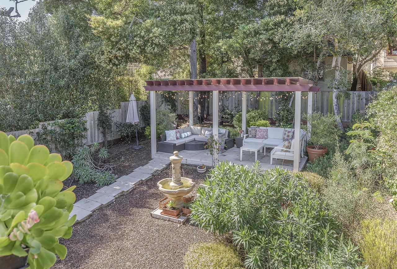 Back Yard As Seen from the Upper Balcony