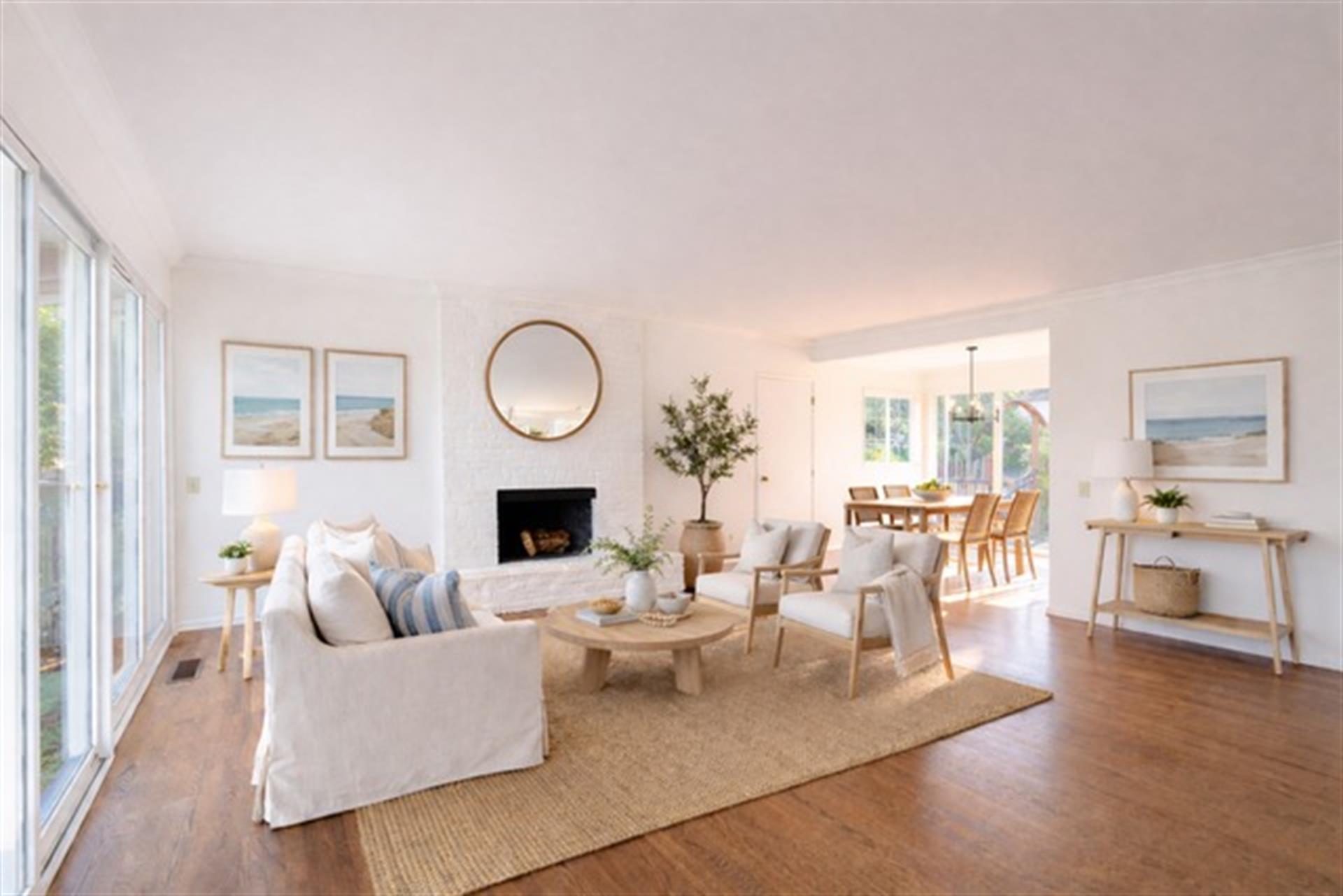 Living Room  Staged  home will be unfurnished