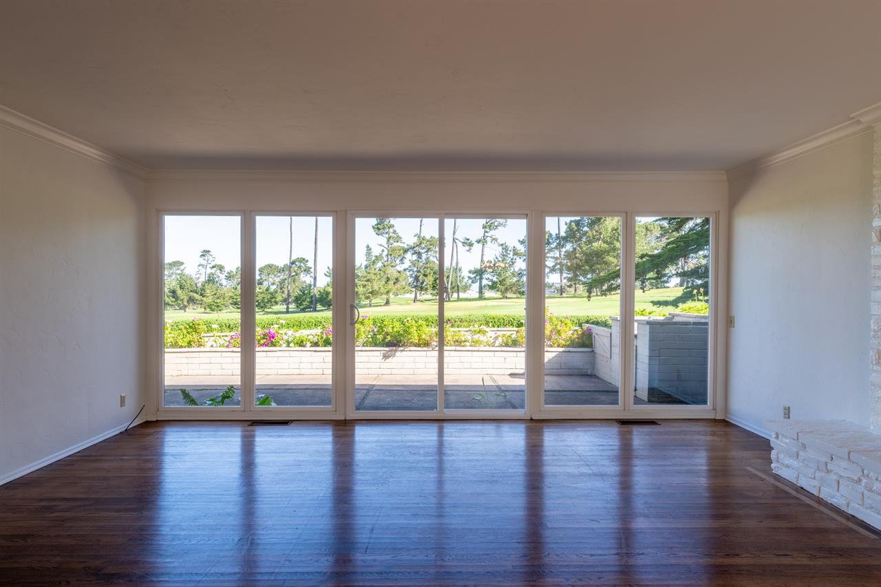 Living Room has a Sliding Glass Door to the Patio