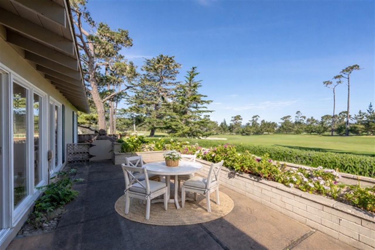 Fairway and Ocean View Patio Staged will be unfurnished