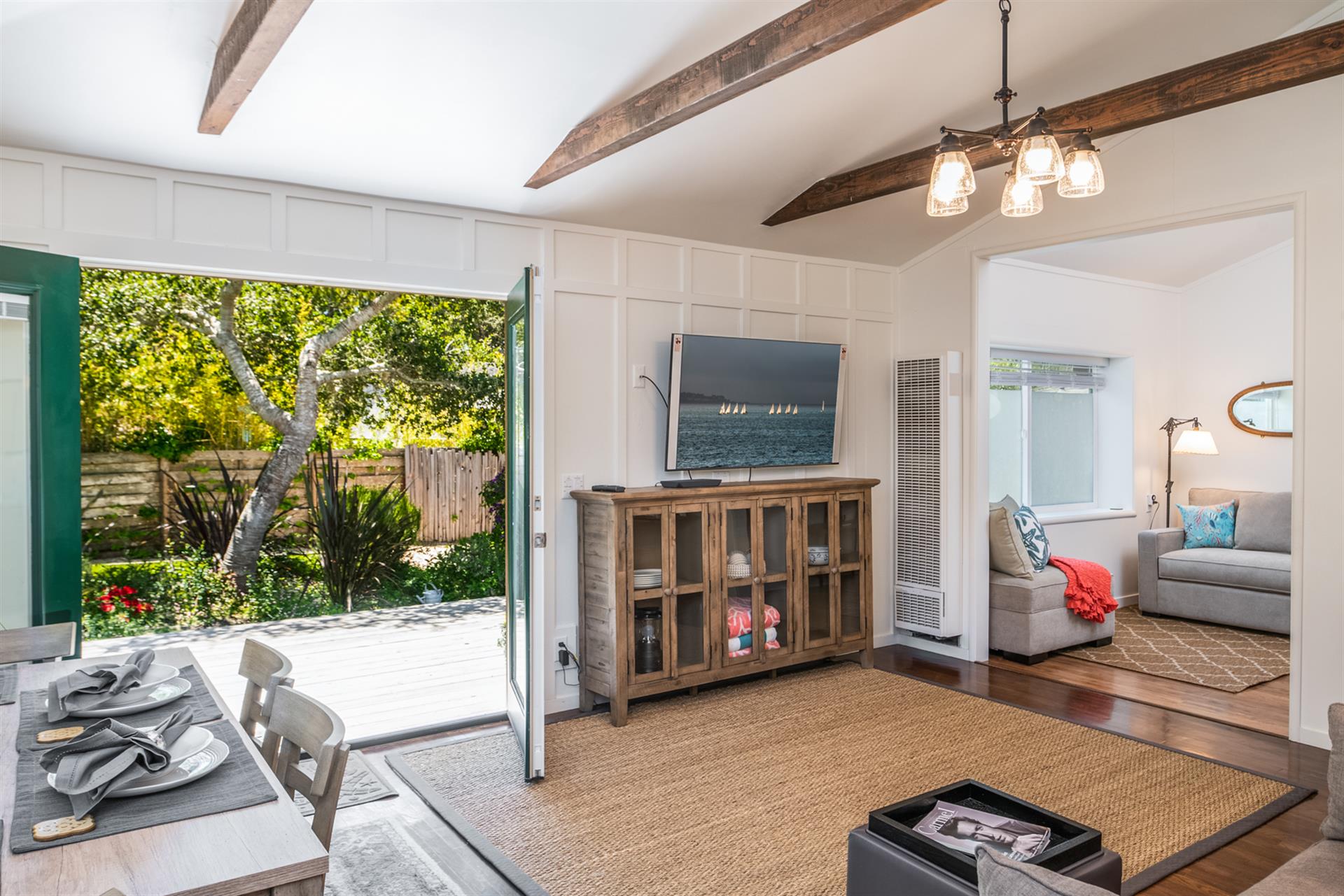 Living Room with HDTV