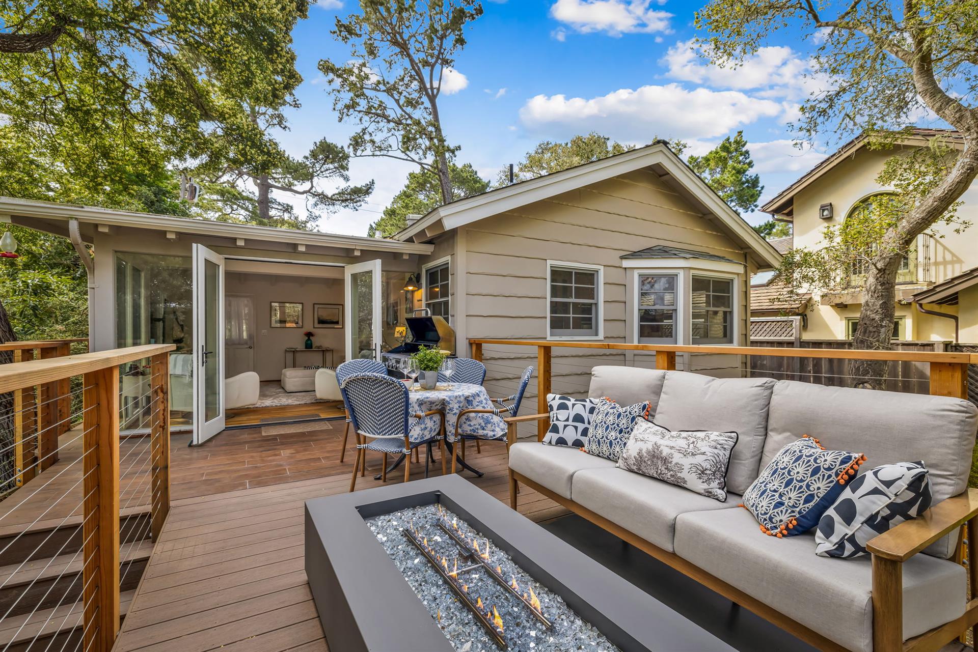 Dining and Lounging Balcony is Just Off the Living Room