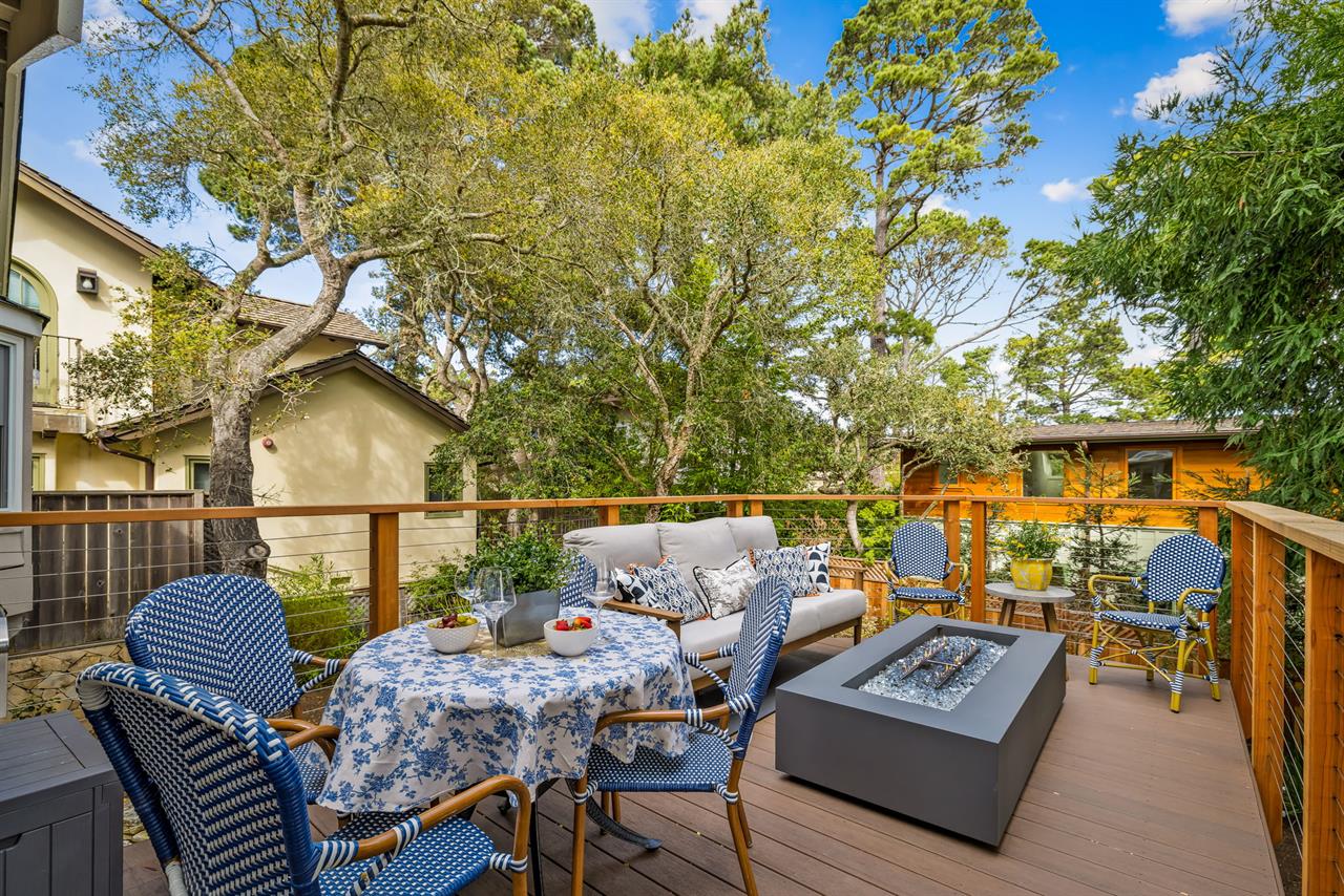 Dining and Lounging Balcony is Just Off the Living Room