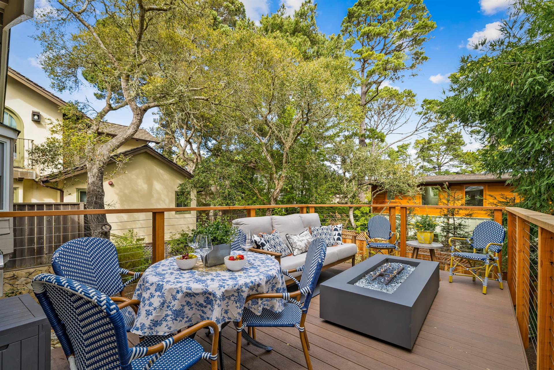 Dining and Lounging Balcony is Just Off the Living Room