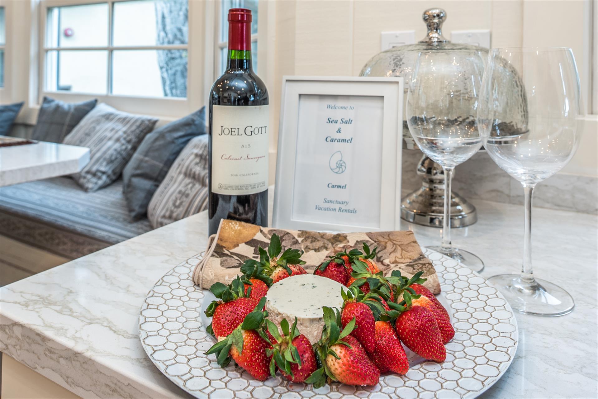 Wine and Cheese to Welcome You