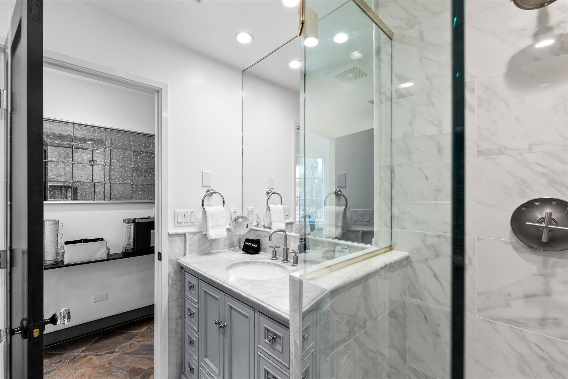 Downstairs Bathroom with a Shower for Bedroom 4 and Den