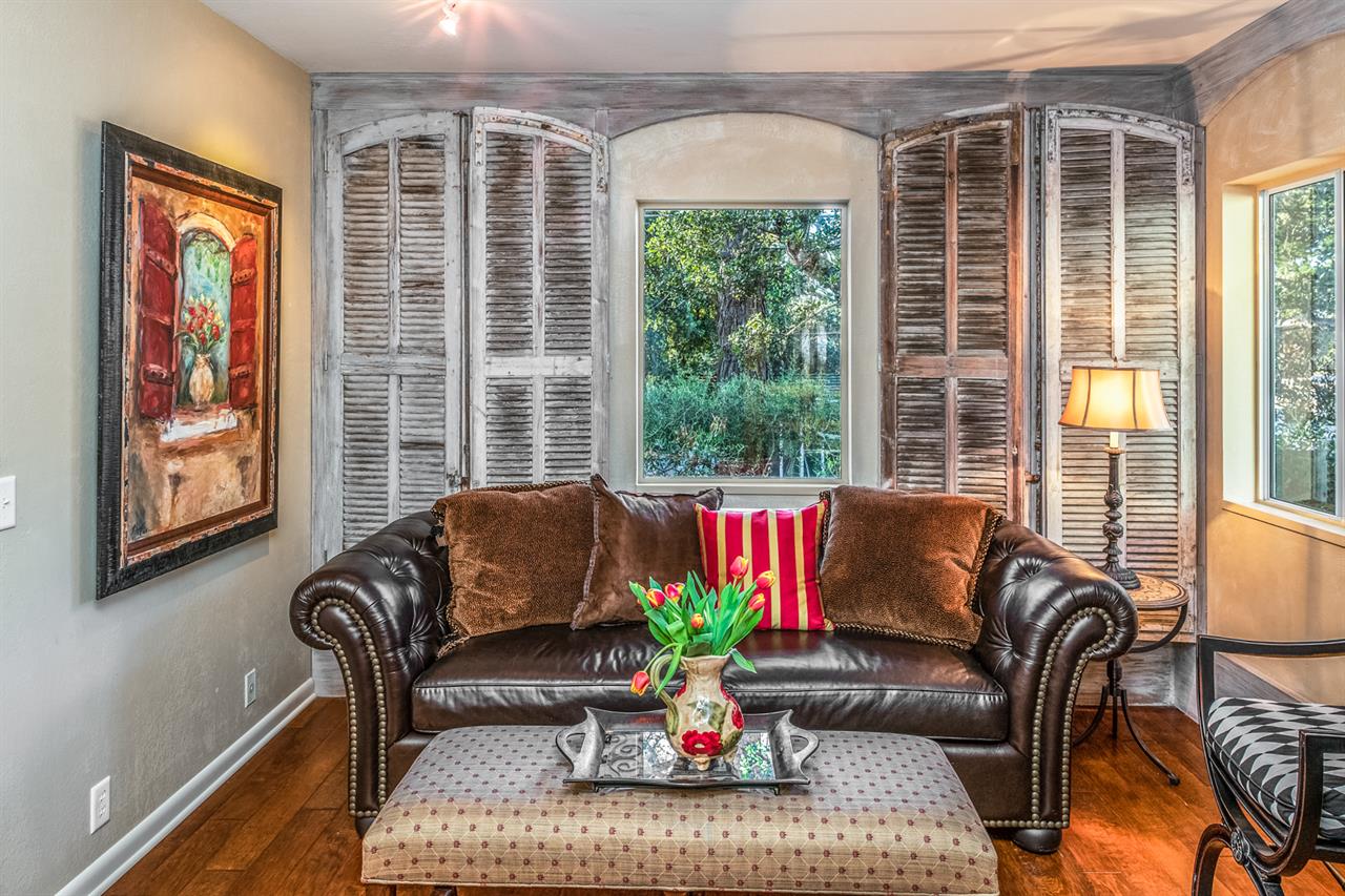 Sitting Room  Queen Sleeper Sofa  Powder Room Nearby