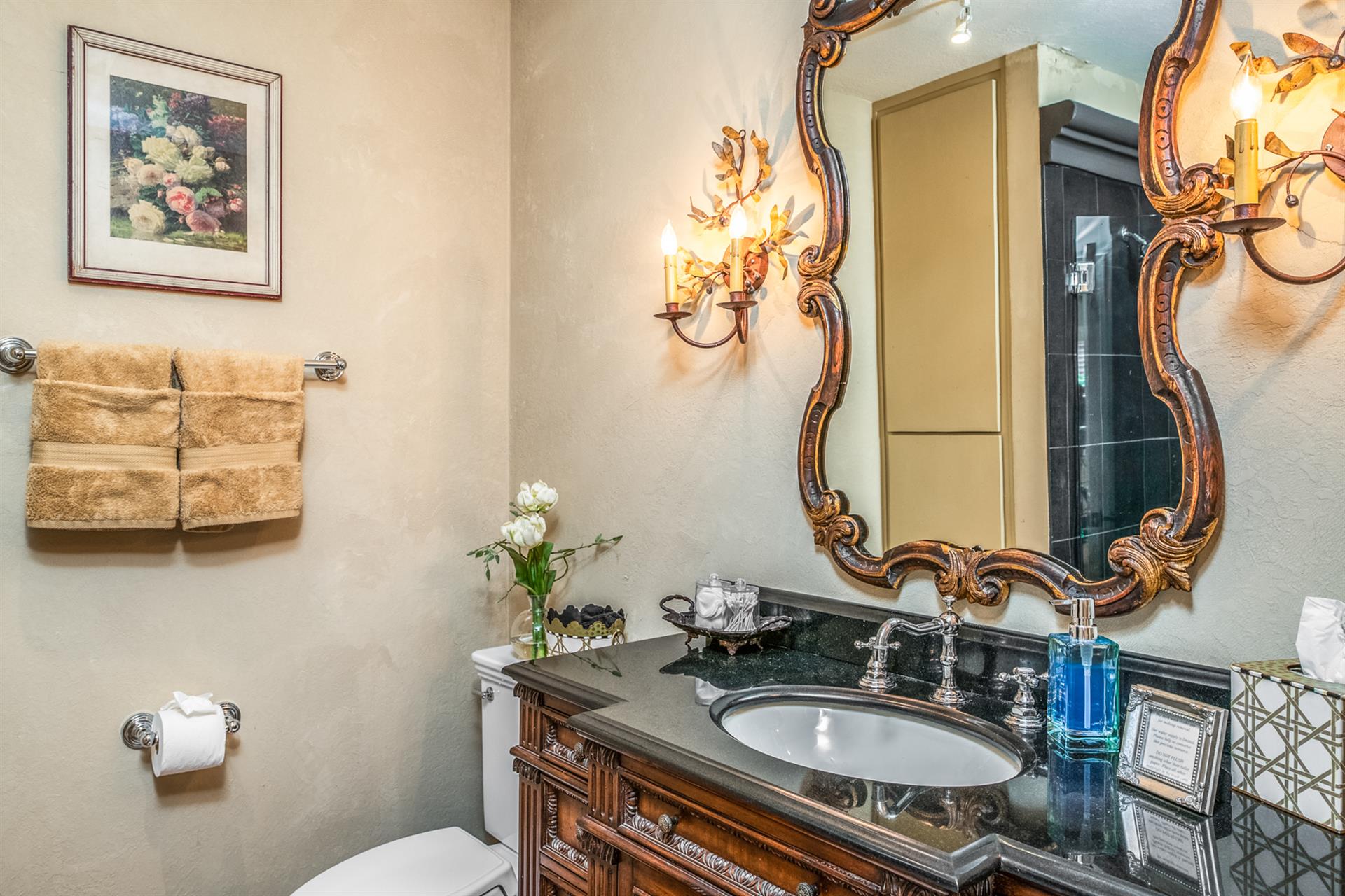 Full Hall Bath with ShowerOverTub