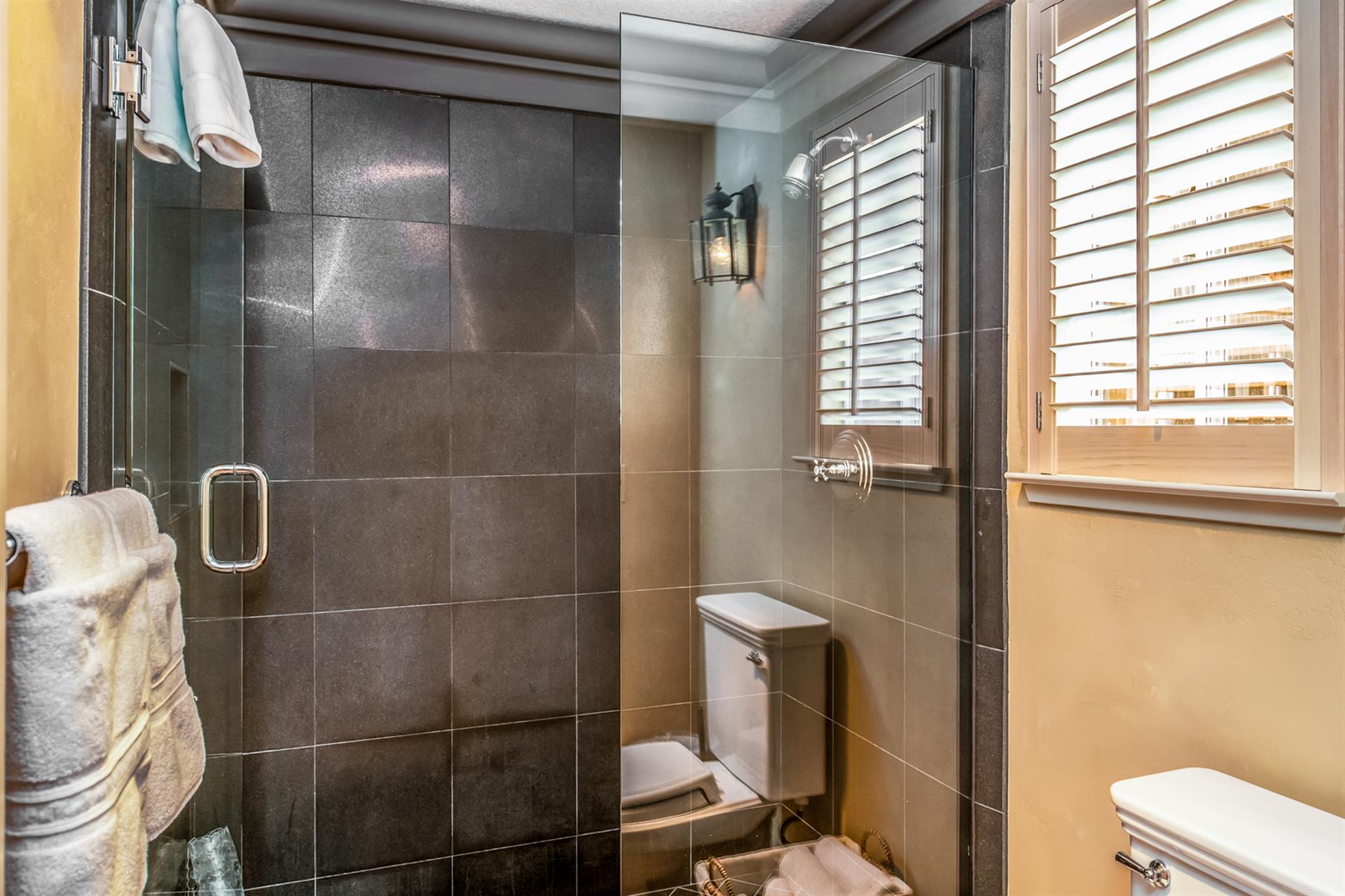 Private Bathroom with Shower in Detached Guest Suite
