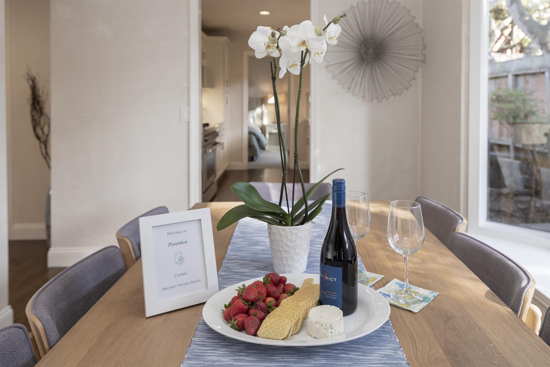 Wine and Cheese to Welcome You