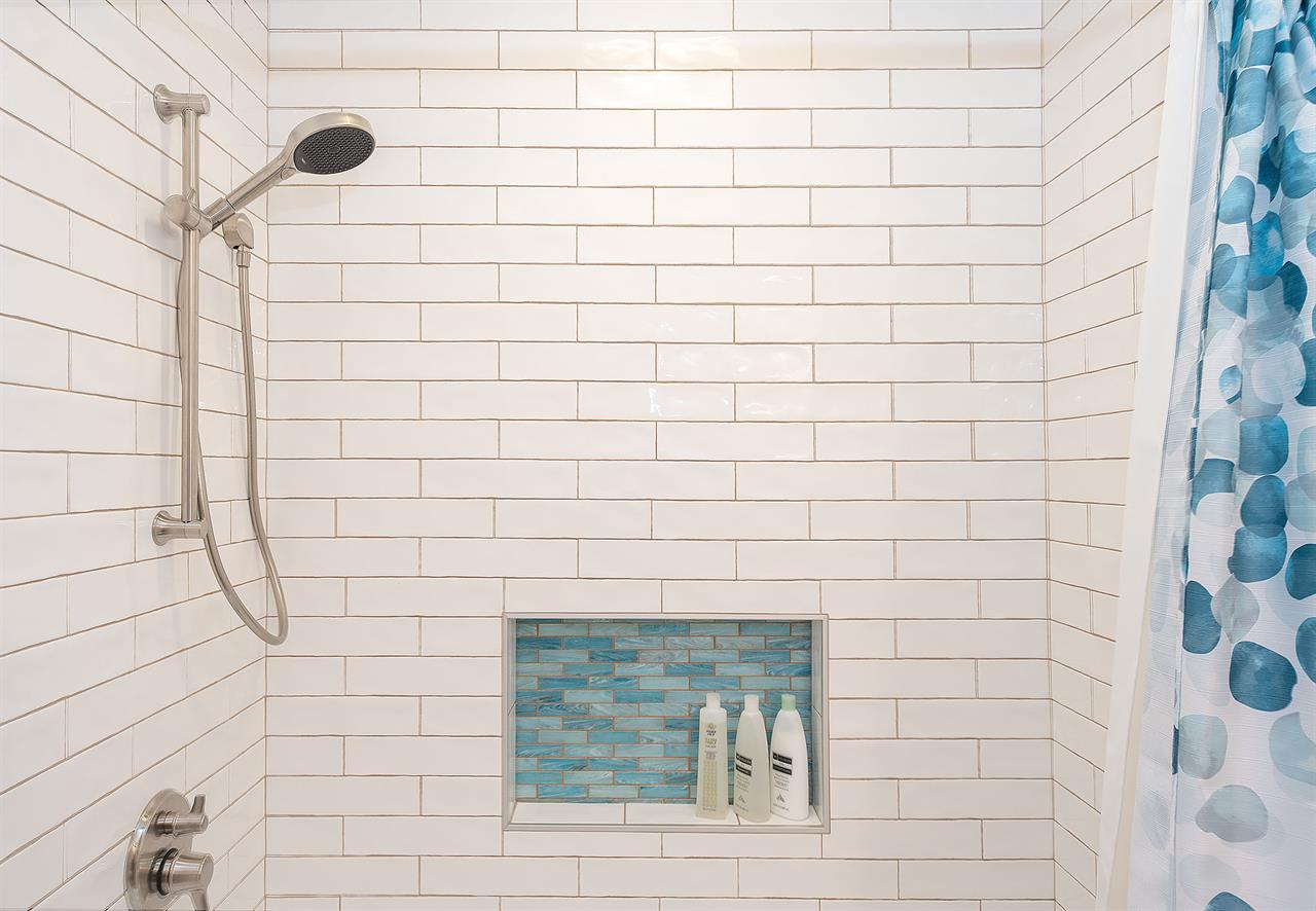 Full Hall Bathroom with ShowerOverTub