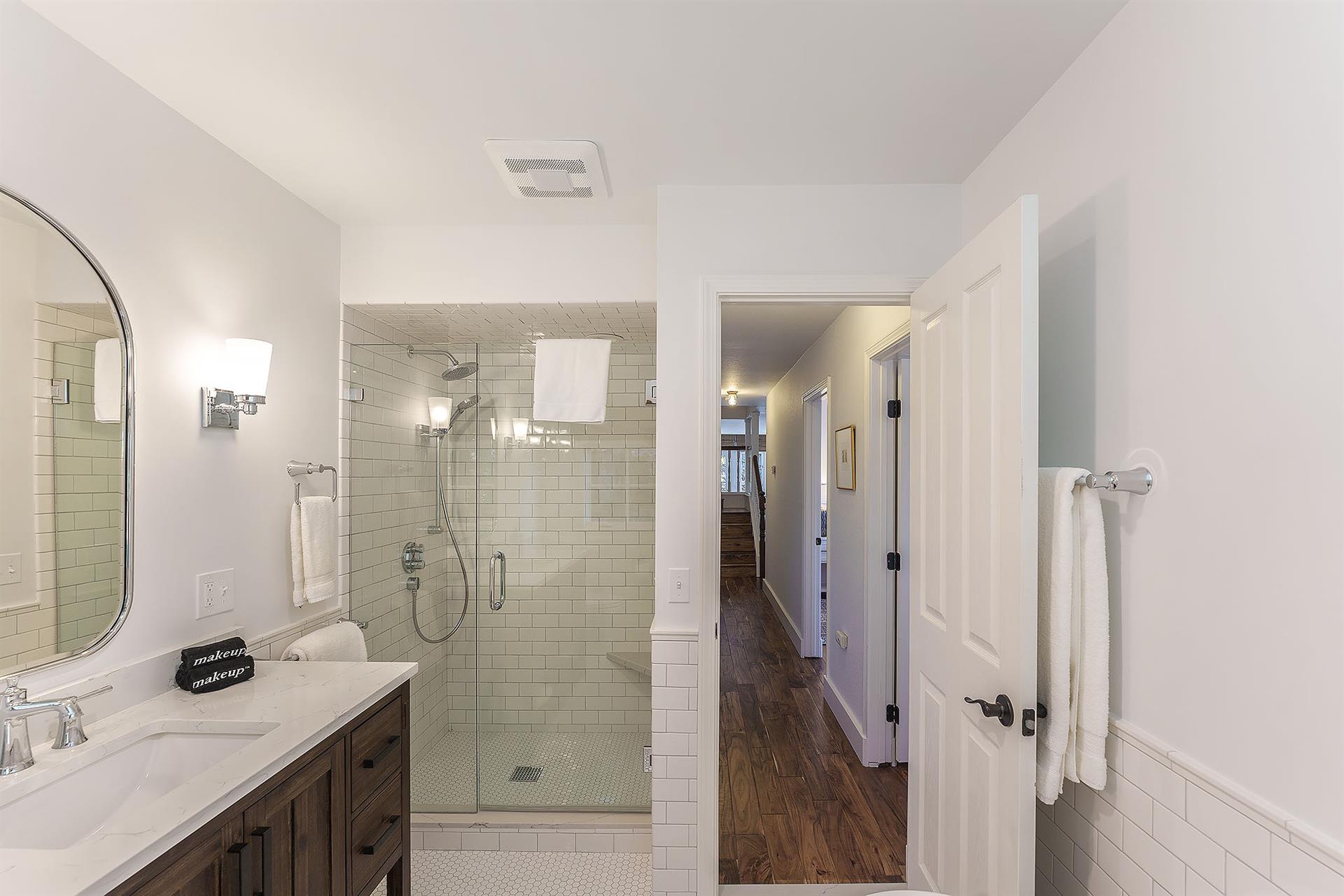 Downstairs Full Bathroom, Soaking Tub, Separate Shower