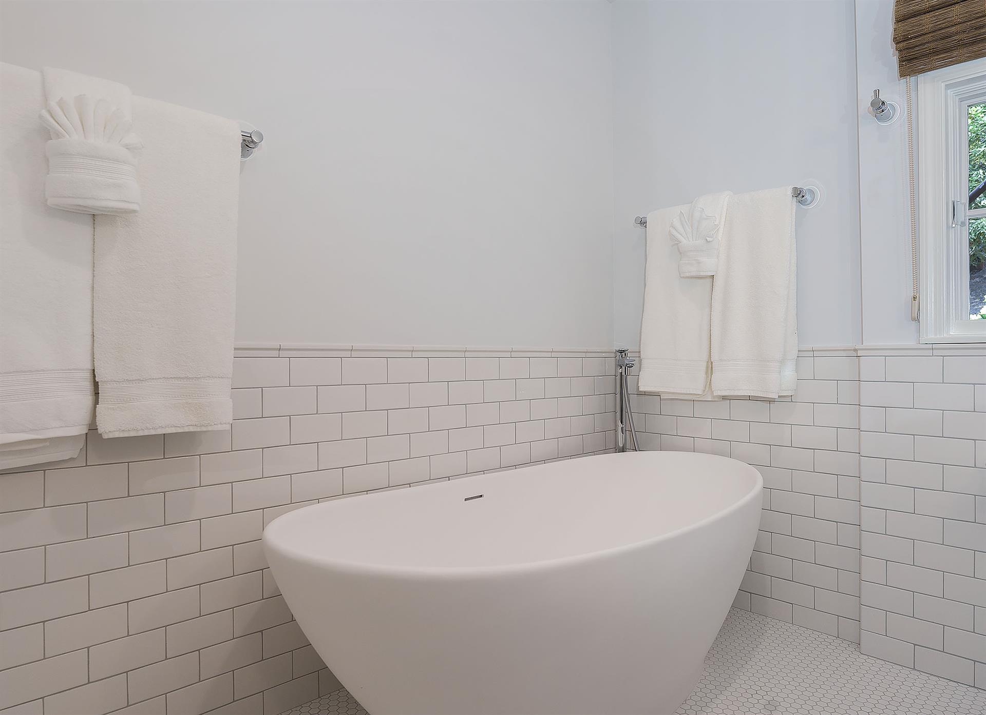 Downstairs Full Bathroom, Soaking Tub, Separate Shower