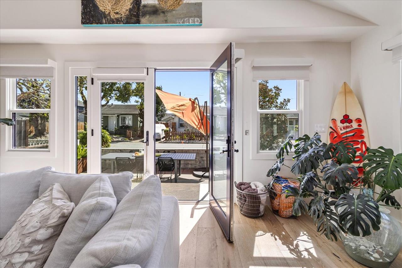 Step from the Living Area to the AlFresco Dining Patio