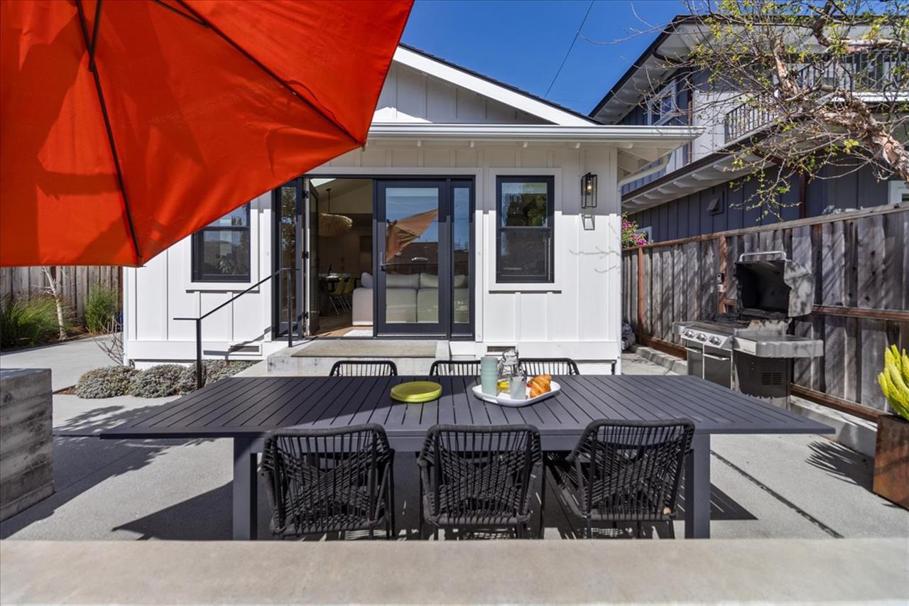 The Outdoor Dining Patio has a Gourmet Gas BBQ Grill