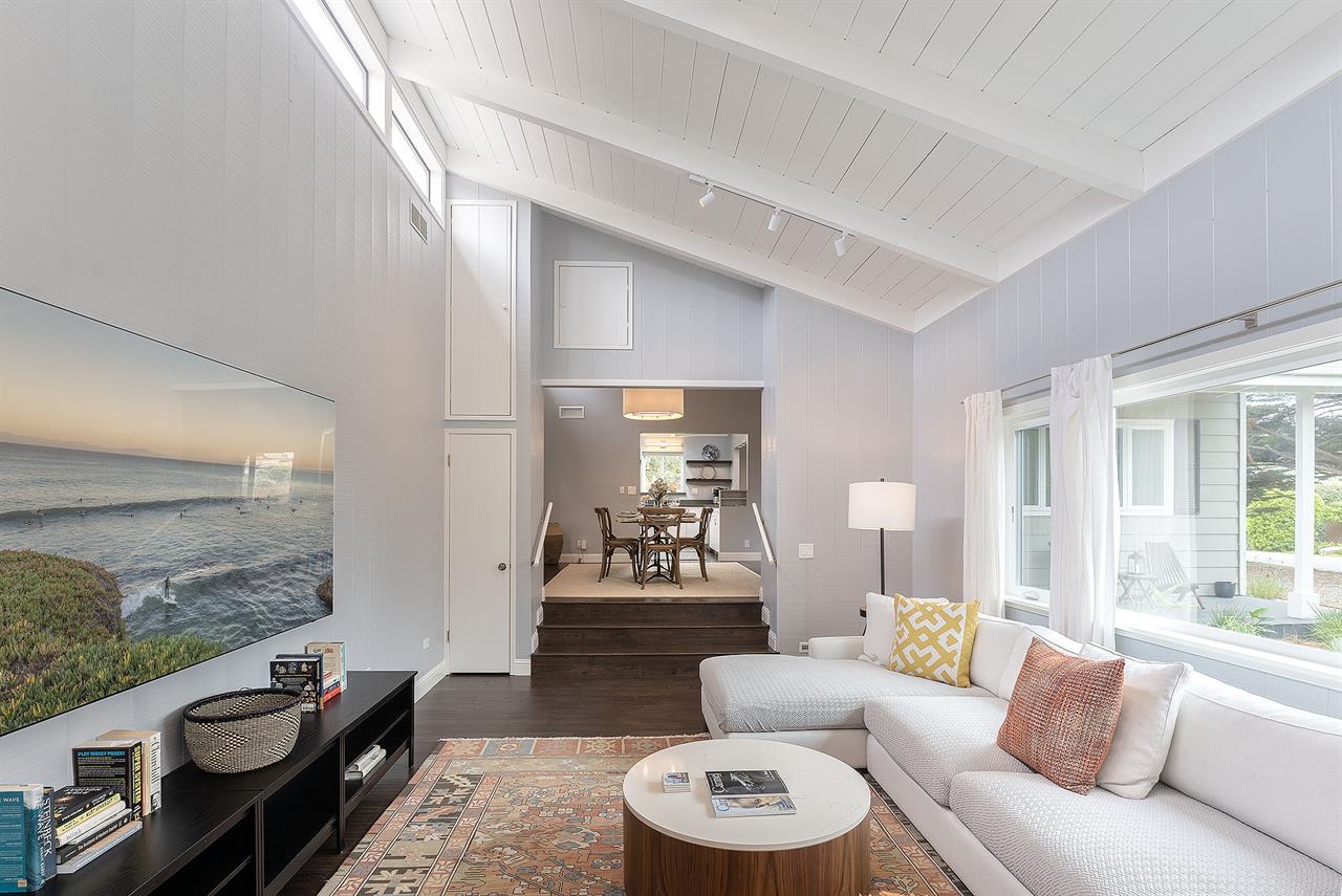 Family Room with Large HDTV