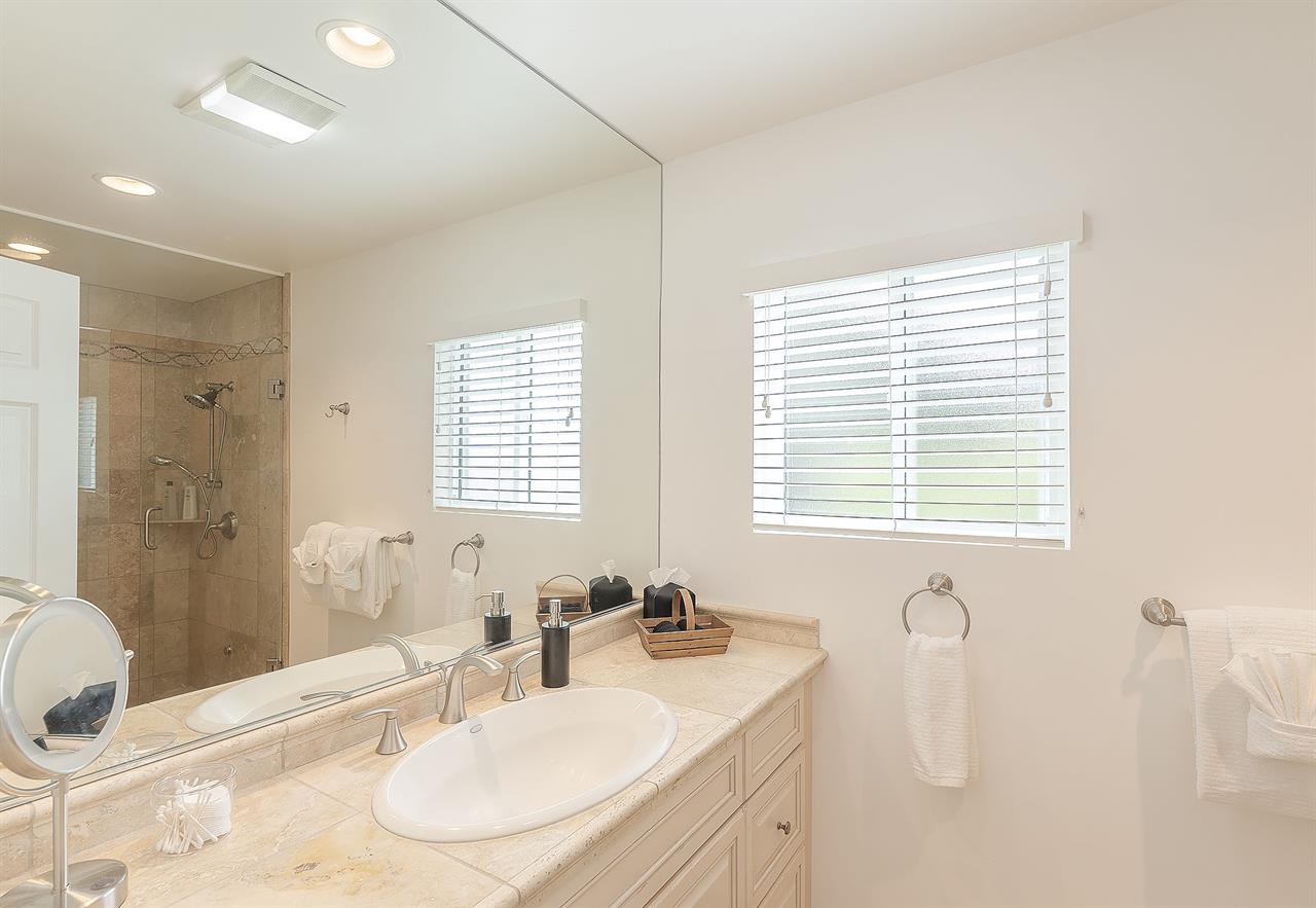 Bedroom 1  Queen Bed, En Suite with Steam Shower