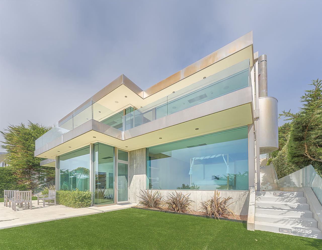 Back of the Home Facing the Ocean