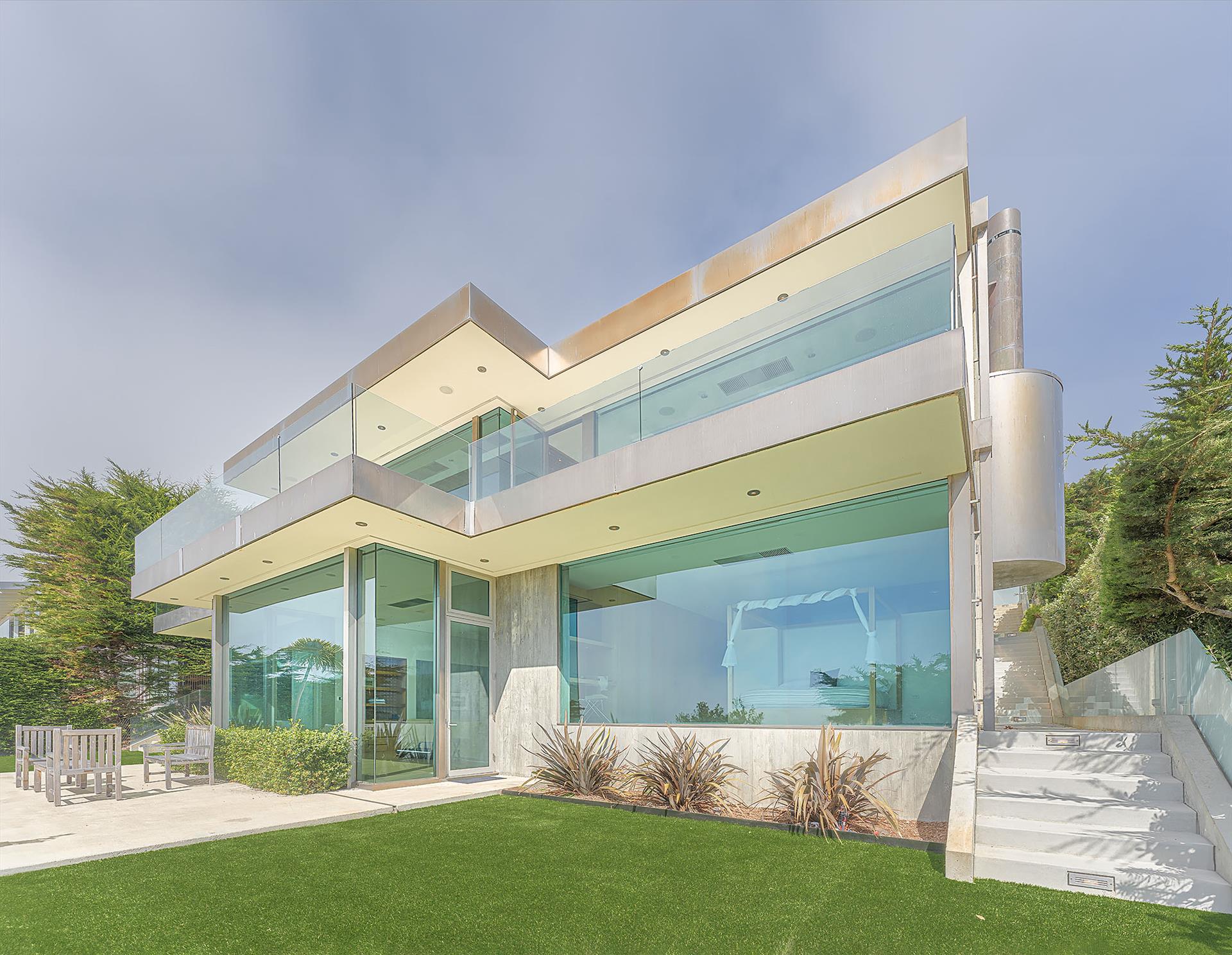 Back of the Home Facing the Ocean