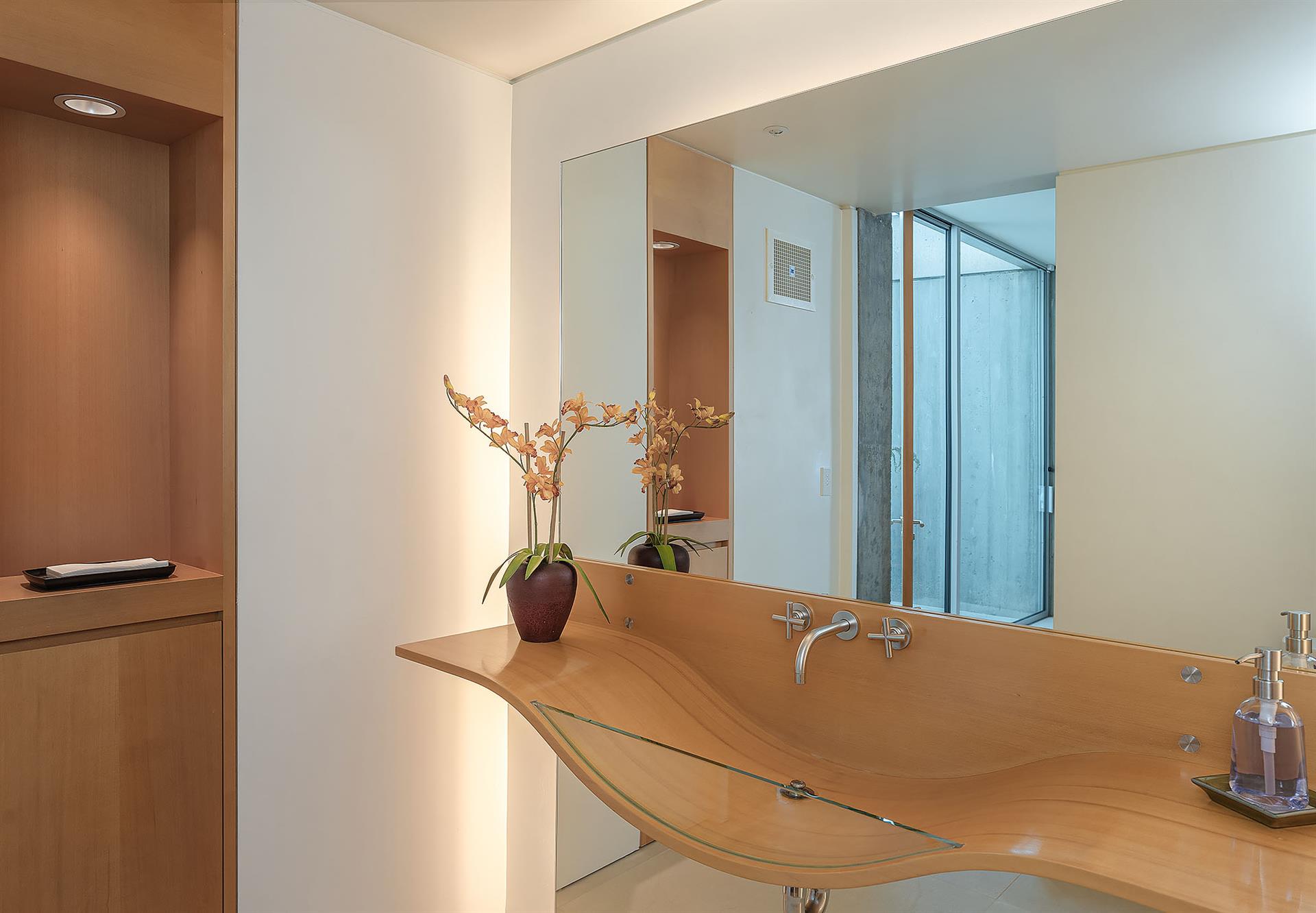 Half Bathroom on Main Level Near Kitchen