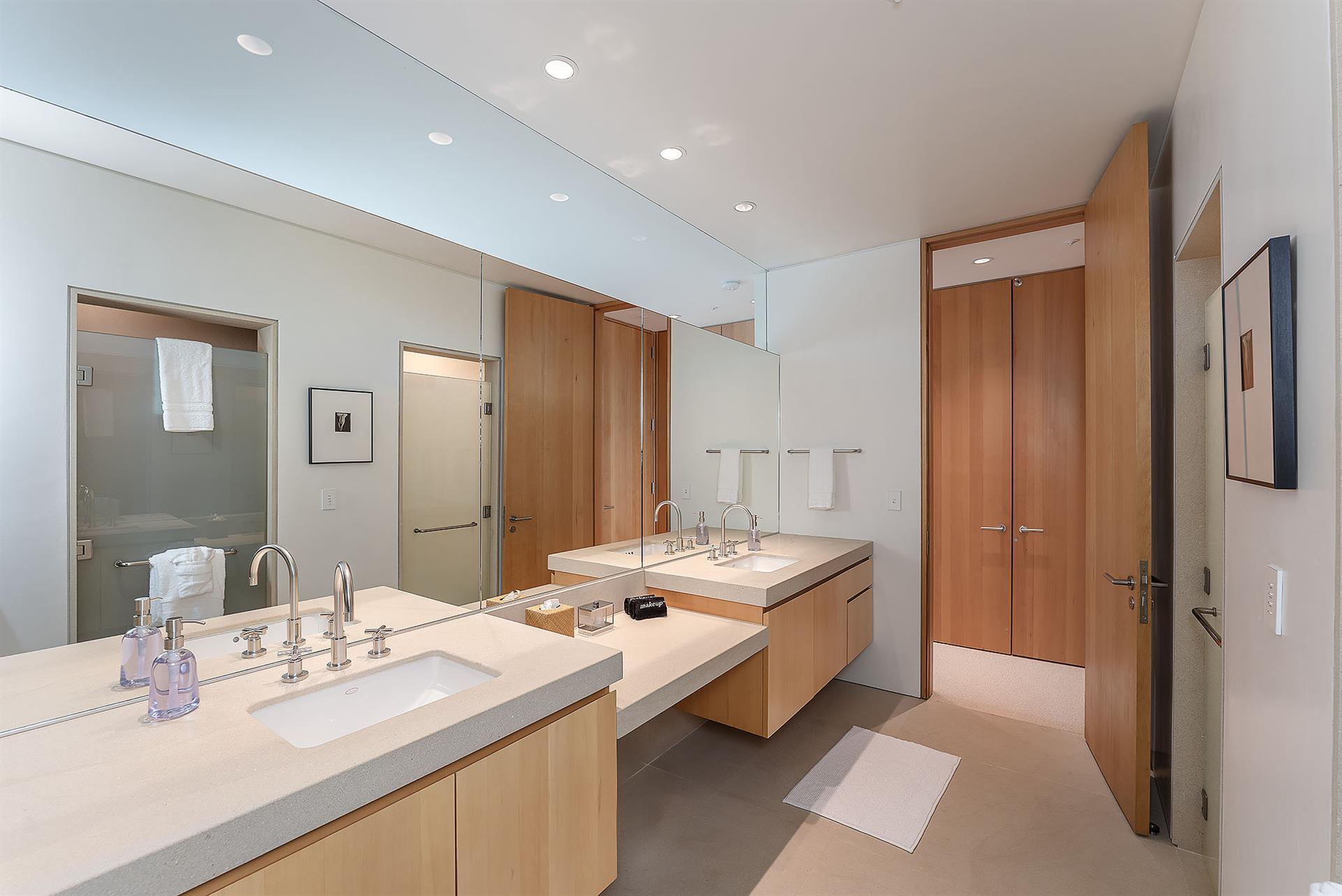 Hall Bath with Shower Near Theater Room