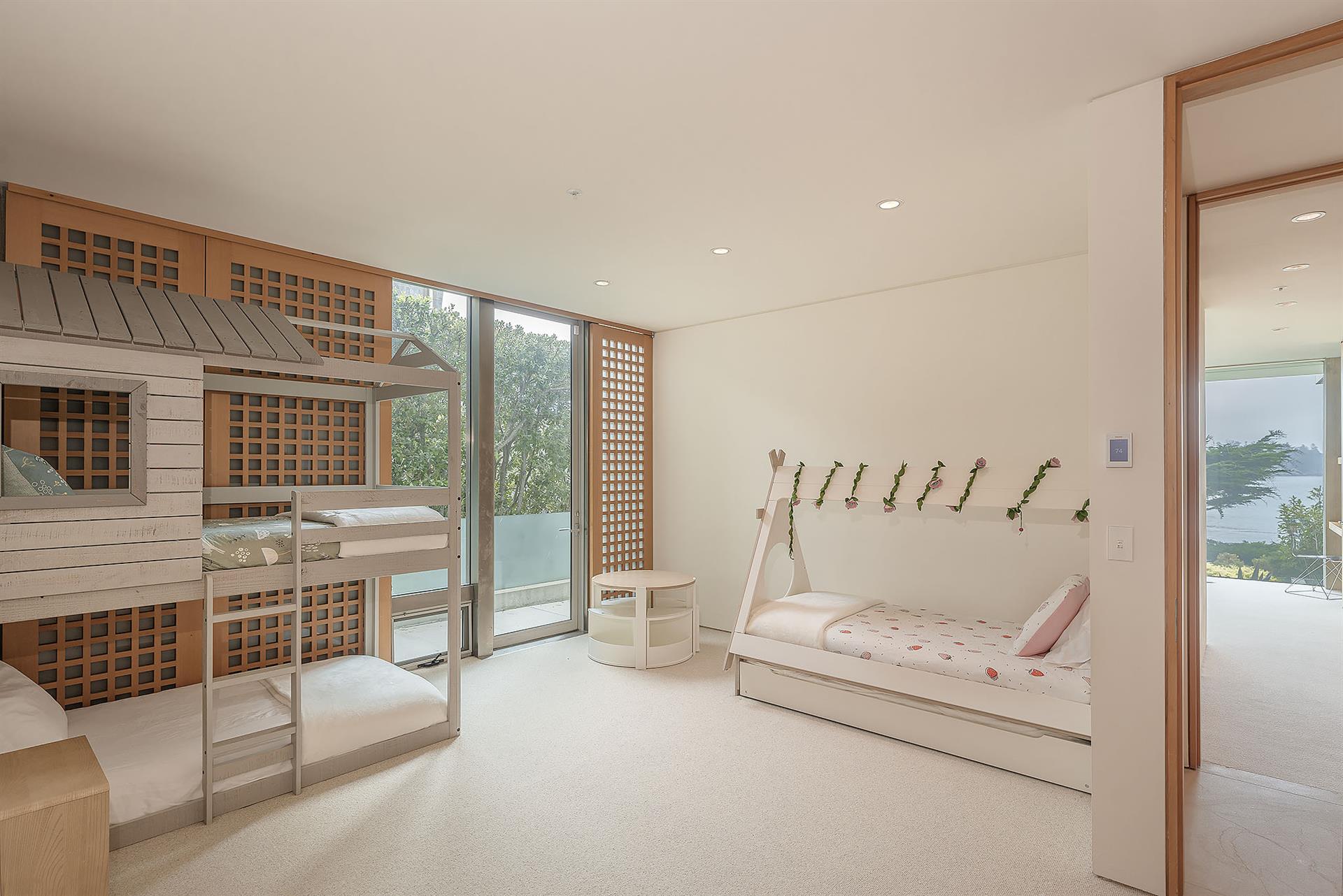 Bedroom 6 has 34 Twin Beds and a Queen Bed not pictured