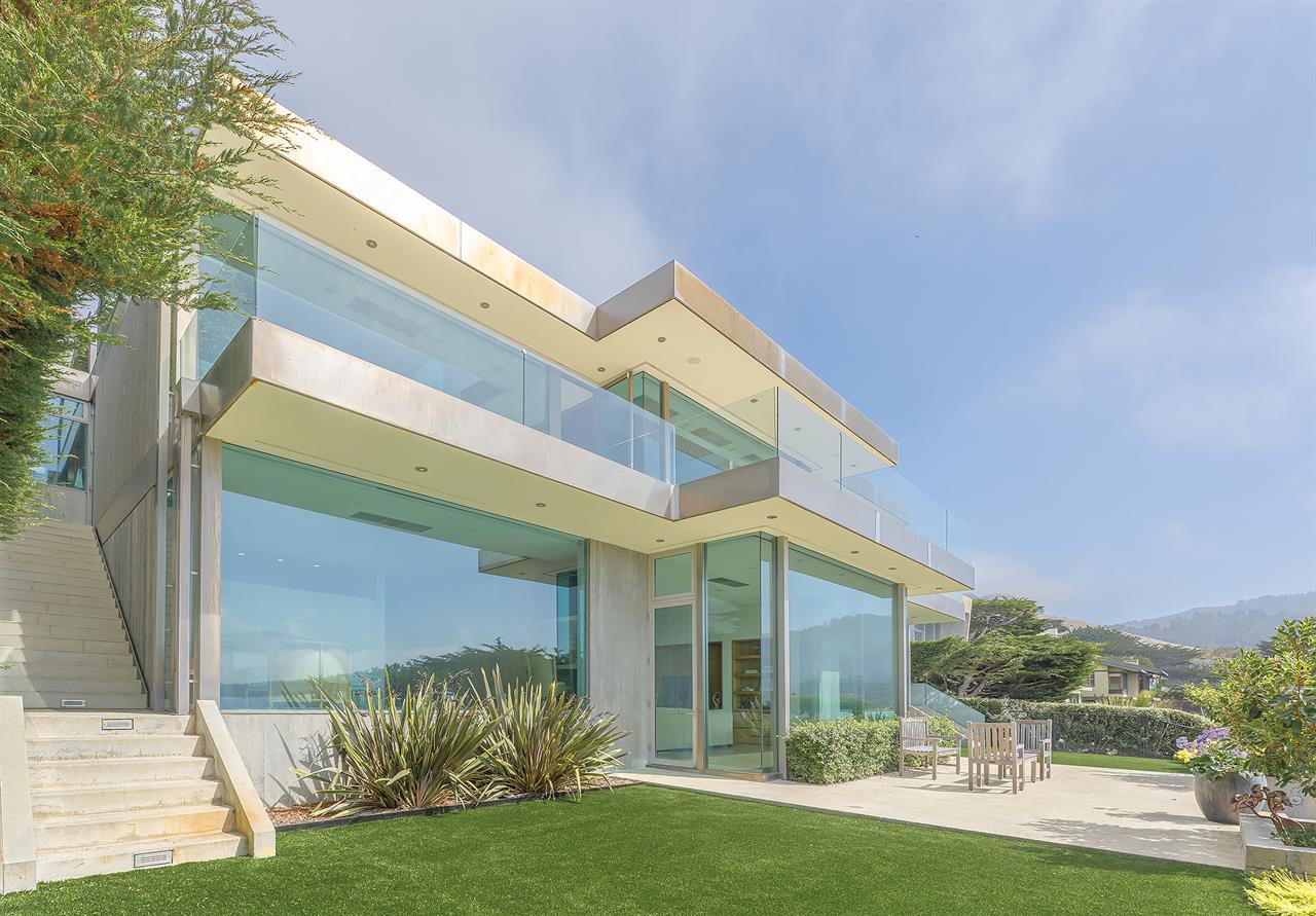 Back of the Home Facing the Ocean