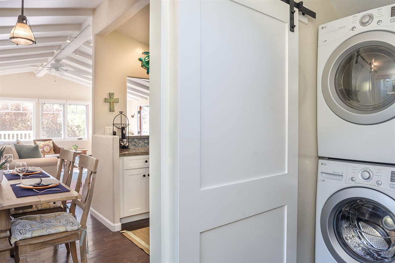 Laundry Area Next to the Kitchen