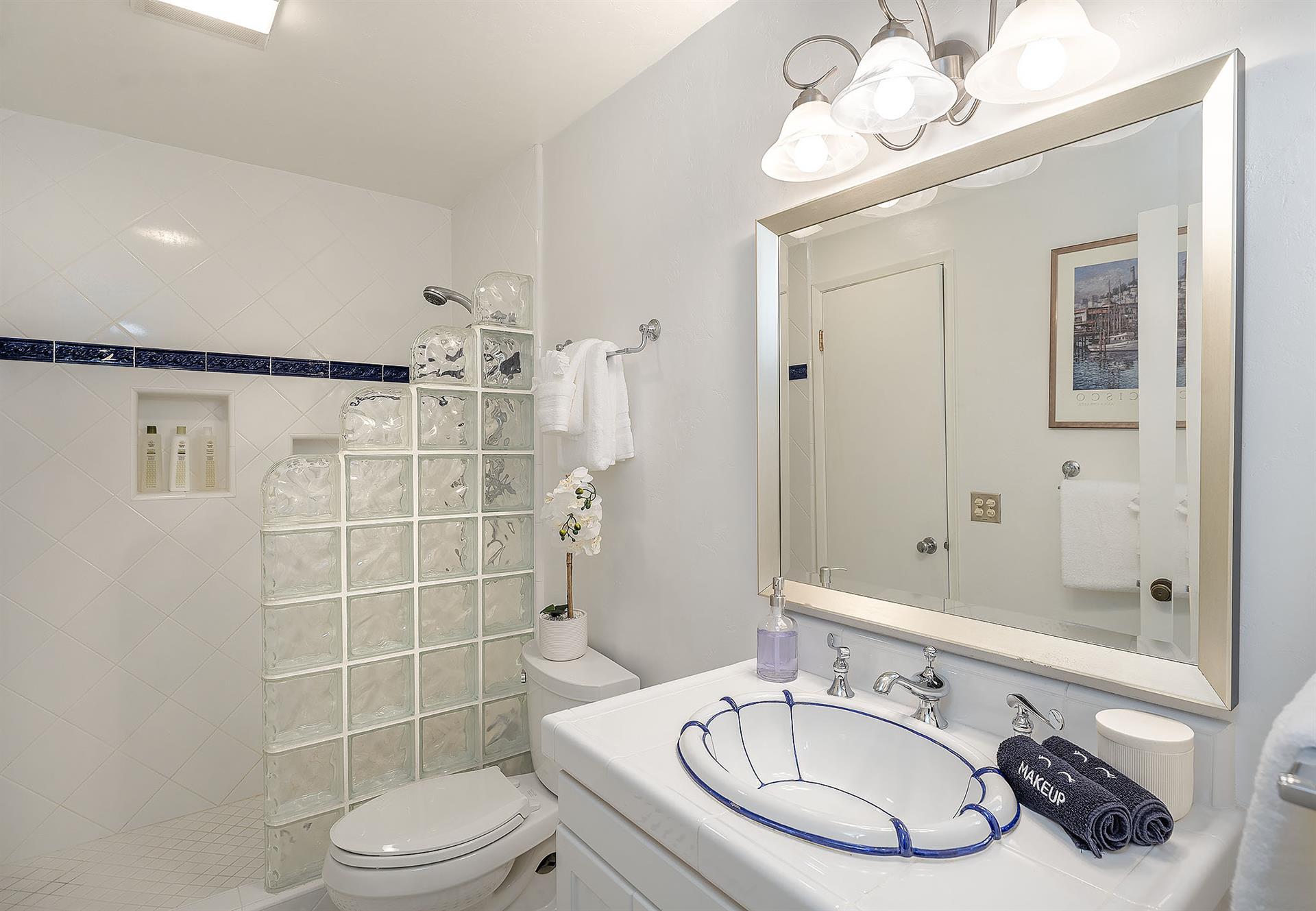 Full Bathroom has a StepIn Shower