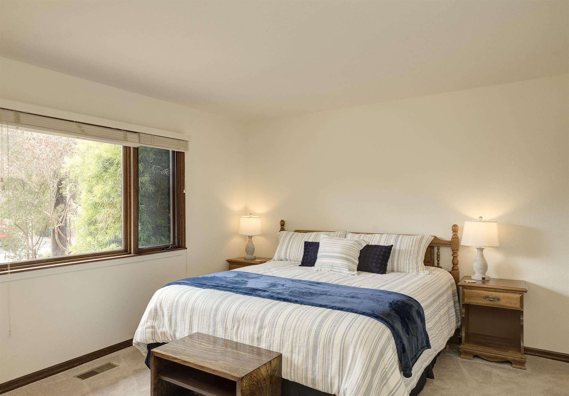 Bedroom 1  King Bed, Direct Access to Hall Bath wShowerTub