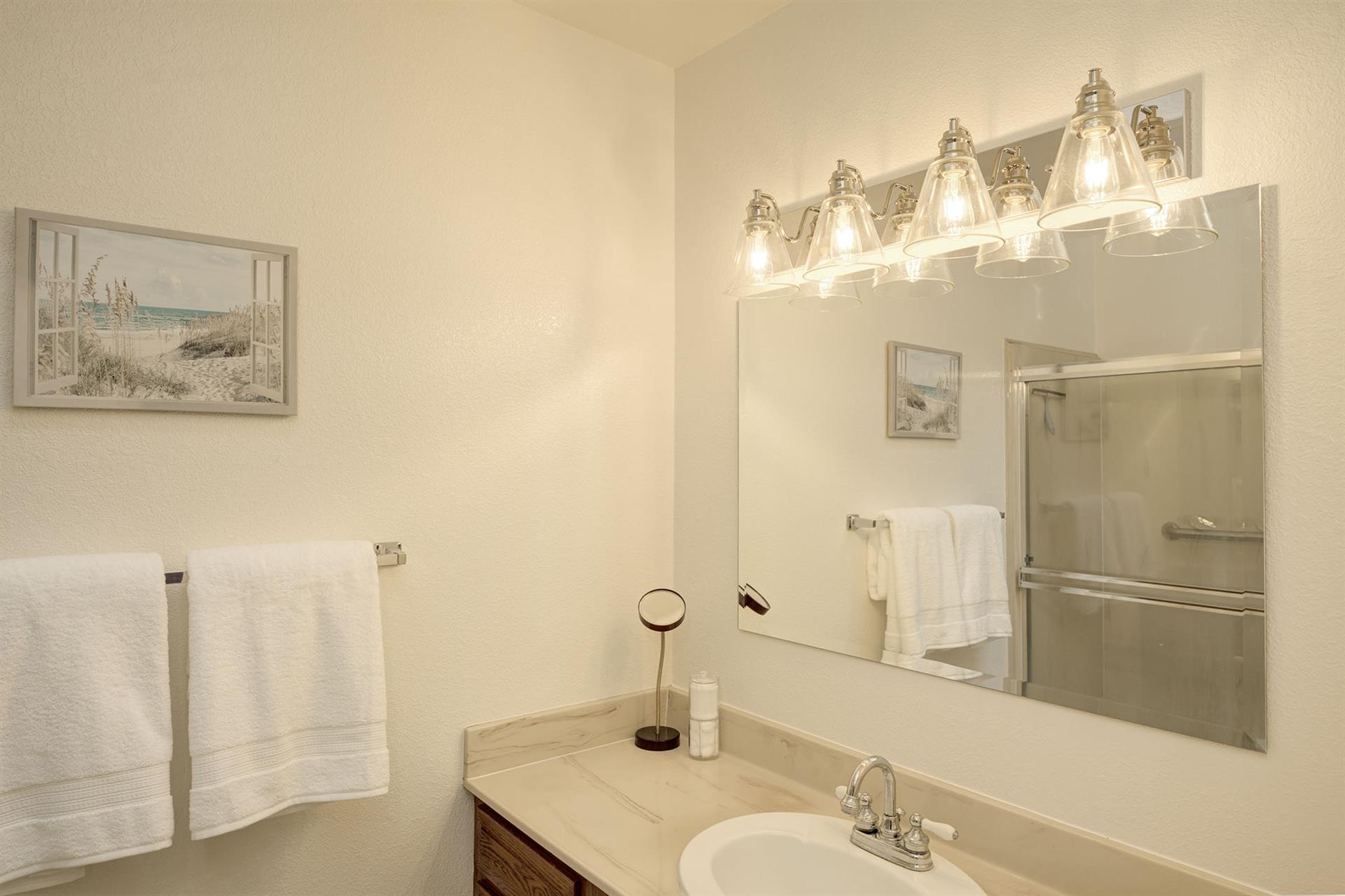 En Suite Bathroom with a Shower for Bedroom 2