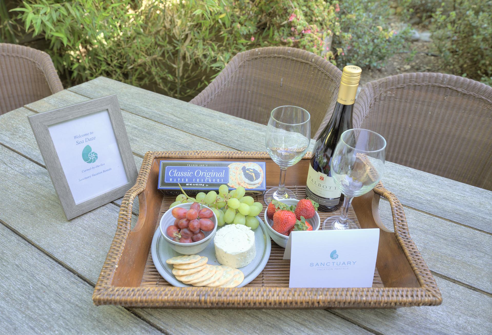 Wine and Cheese to Welcome You