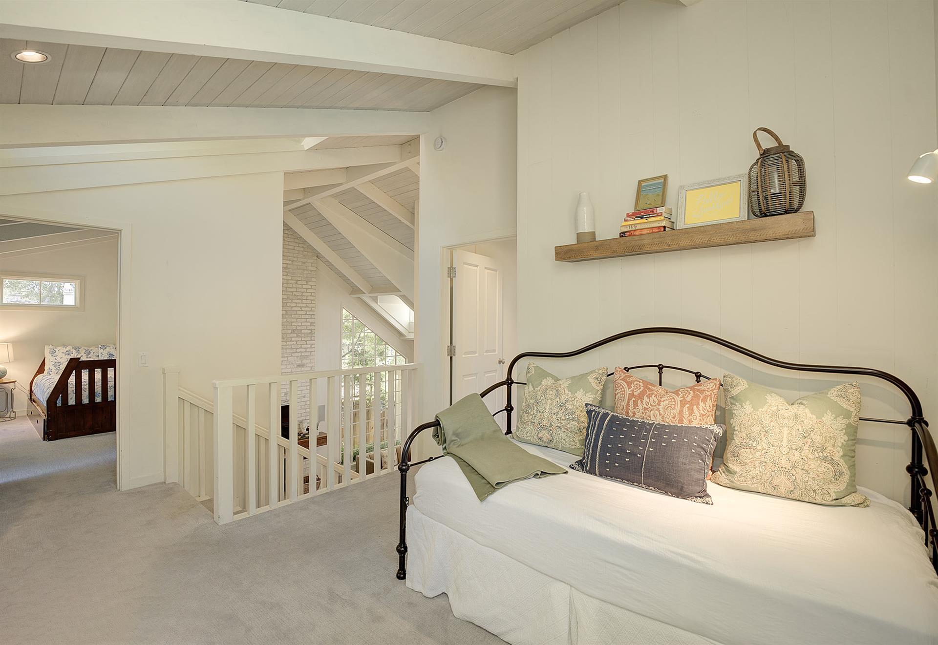 Cozy Daybed Located on the Roomy Landing