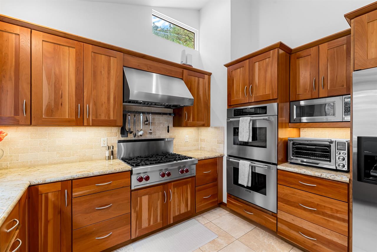 Chefs Dream Kitchen with Wolf Range and Double Wall Ovens