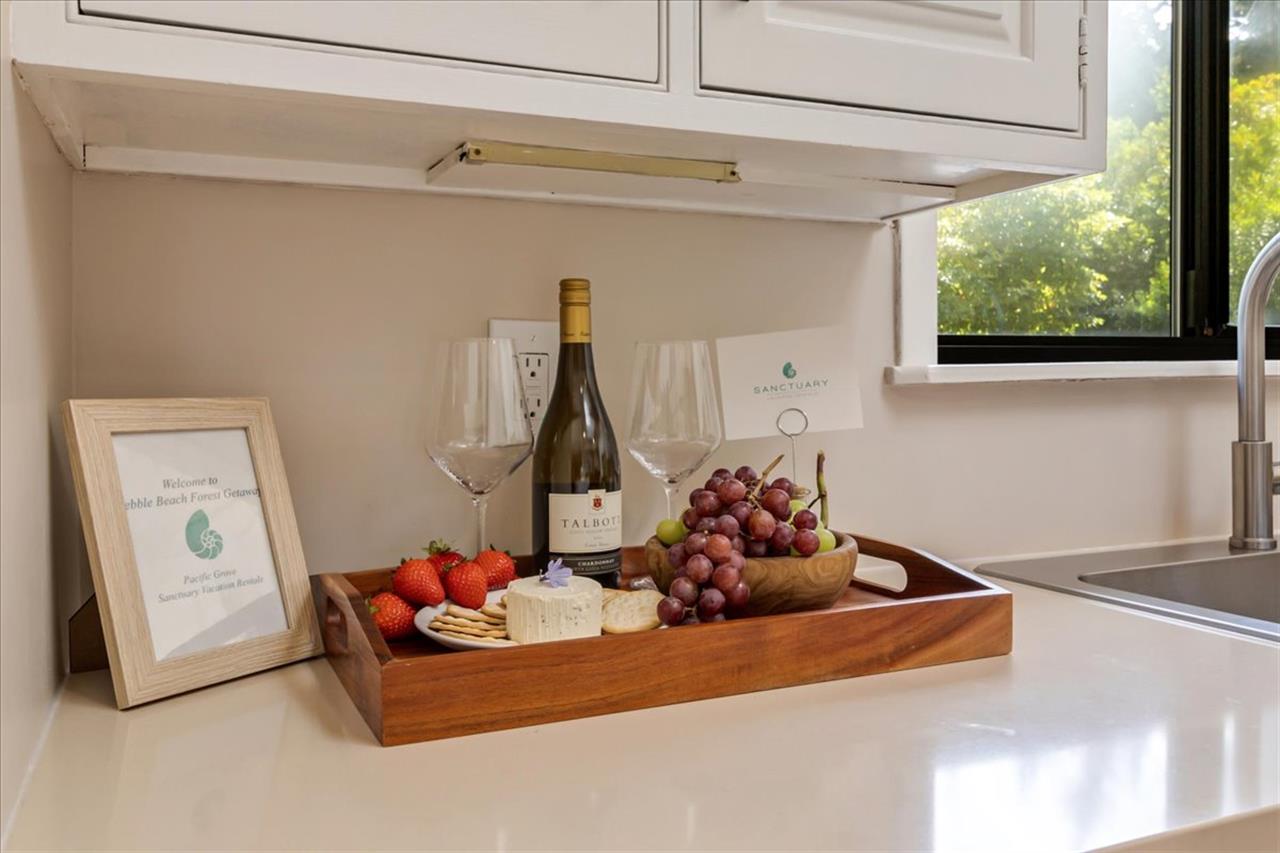 Wine and Cheese to Welcome You Just Add Fruit