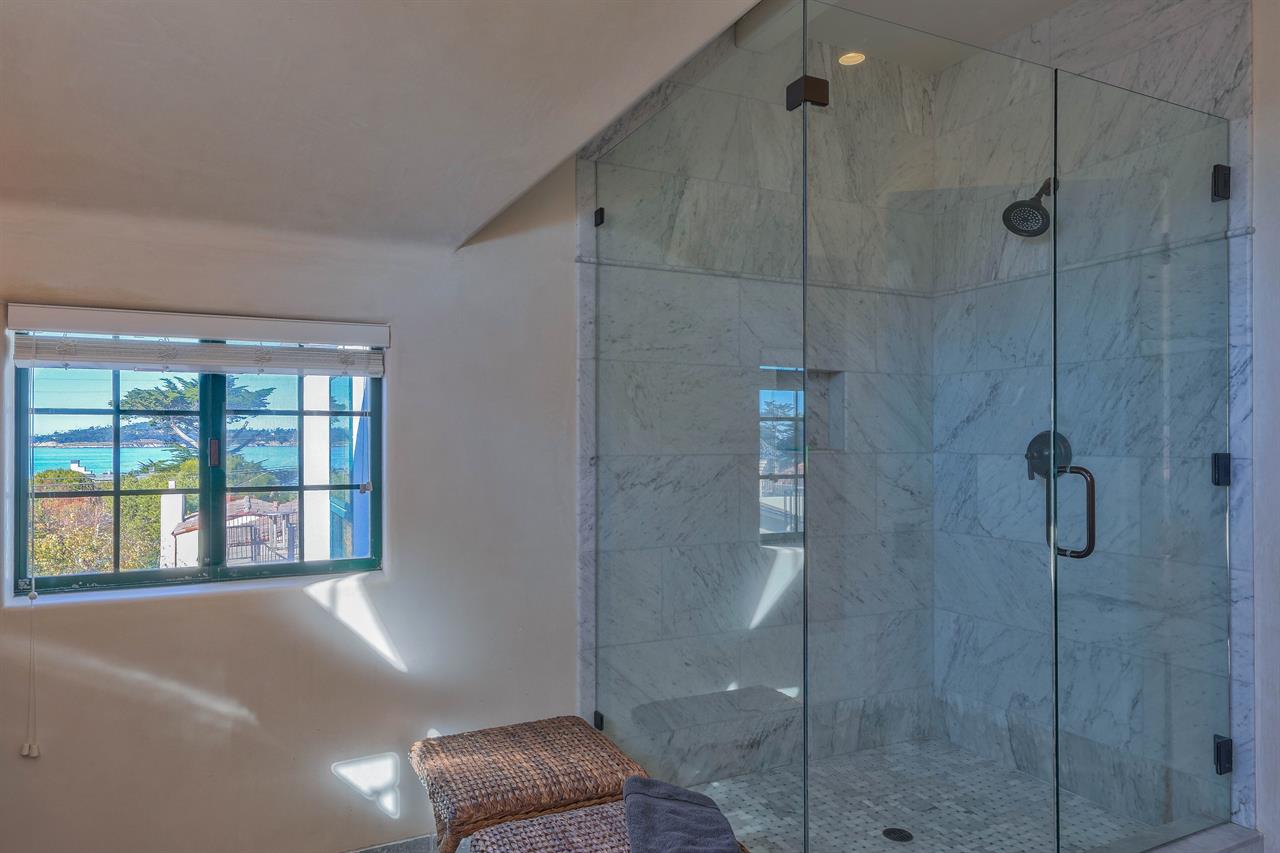 Ensuite Bathroom for Bedroom 1 with GlassEnclosed Shower